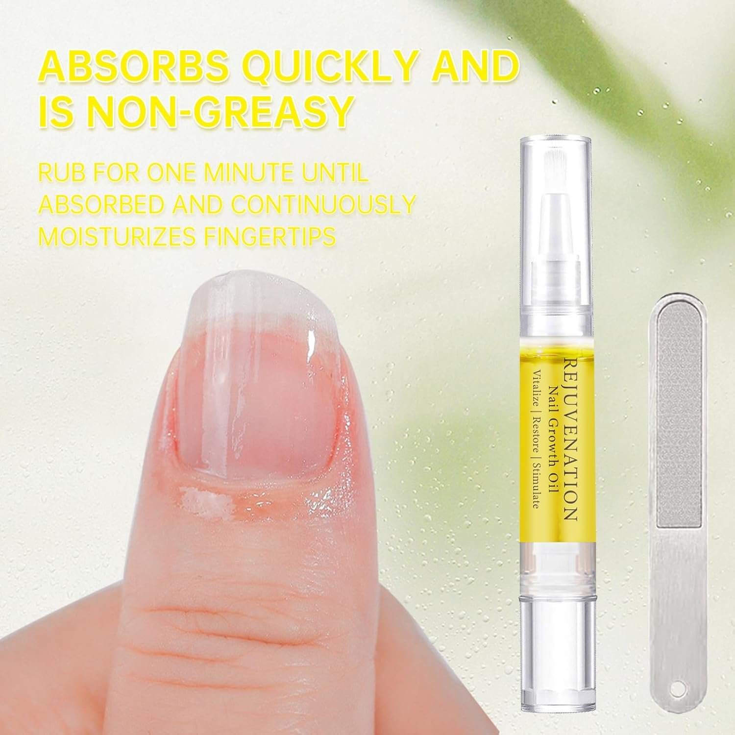 3PCS Rejuvenation Nail Growth Oil - Nail Growth Oil with Nail File - Nail Oil for Growth And Strength Nail Repair - Image 4