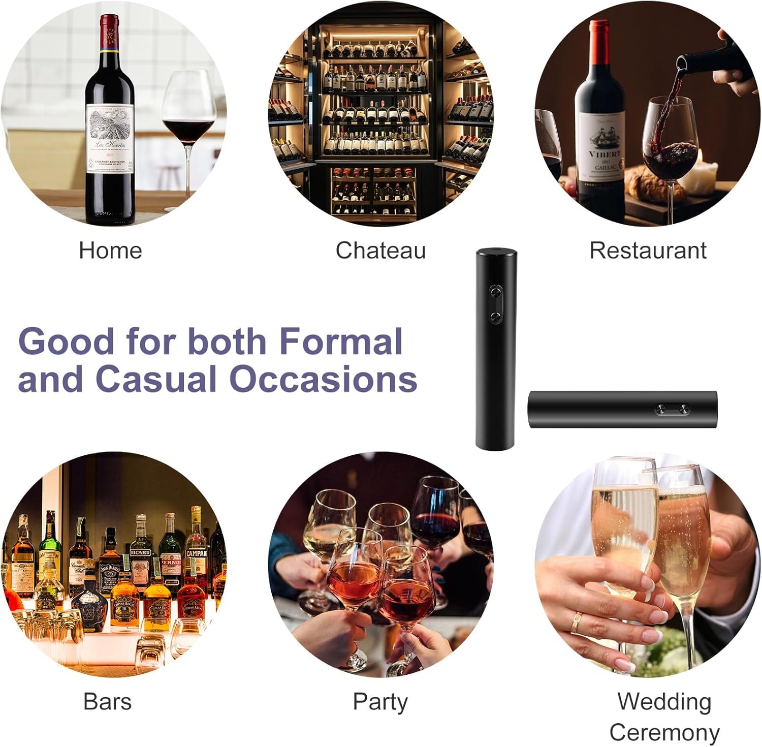 Electric Wine Opener, Battery Operated Wine Bottle Openers, Simple Cork Remover, Efficient Corkscrew Bottle Opener,Great For Wine Lovers,Perfect Wine Gift - Image 5