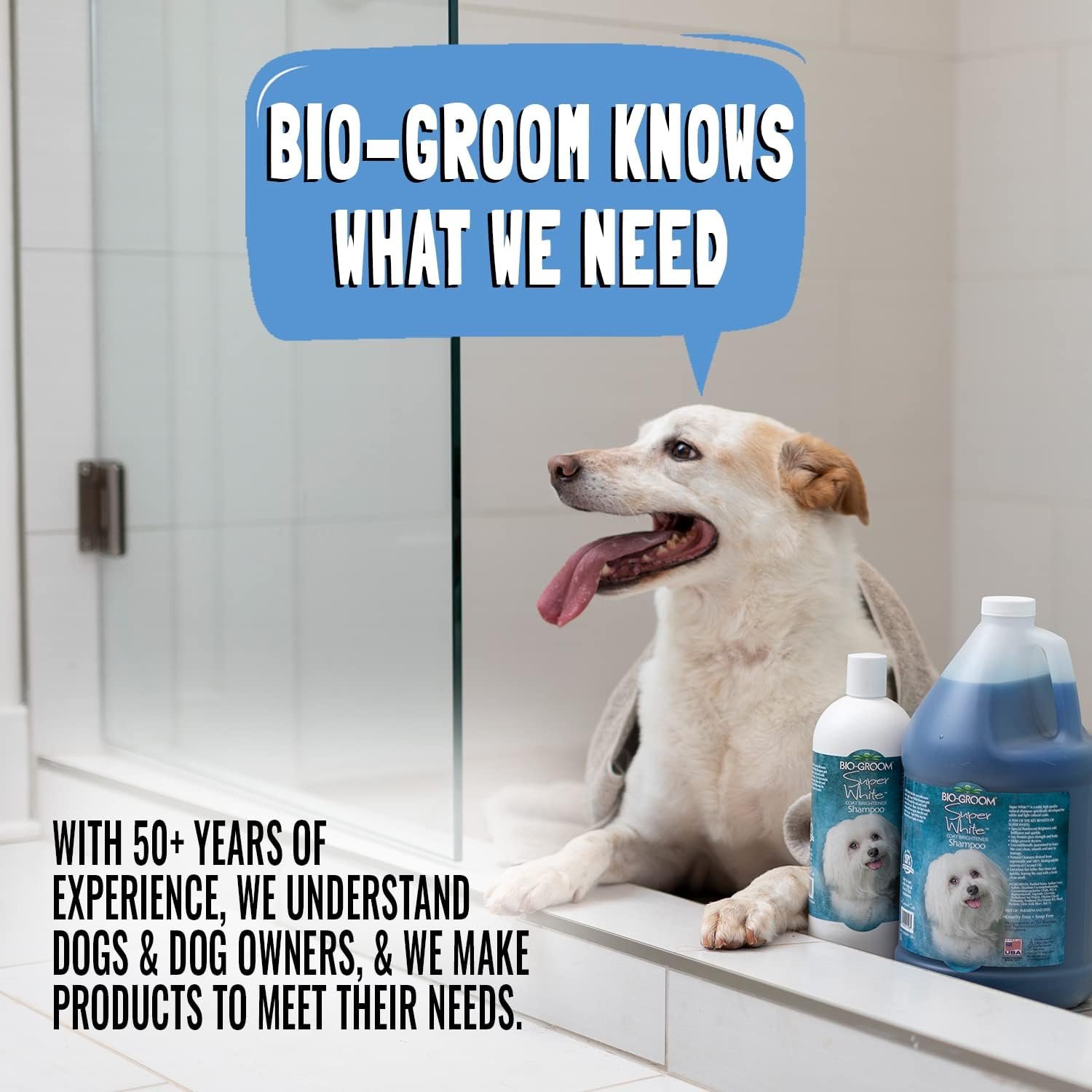 Bio-Groom Super Whitening Dog Shampoo – Whitening Pet Shampoo, Dog Bathing Supplies, Puppy Wash, Dog Grooming Supplies, Cruelty-Free – 1 Gallon - Image 7