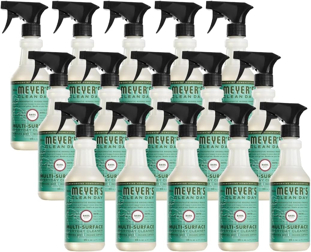MRS. MEYER'S CLEAN DAY Multi-Surface Everyday Cleaner Basil 16 fl oz, (Pack of 15) - Image 2