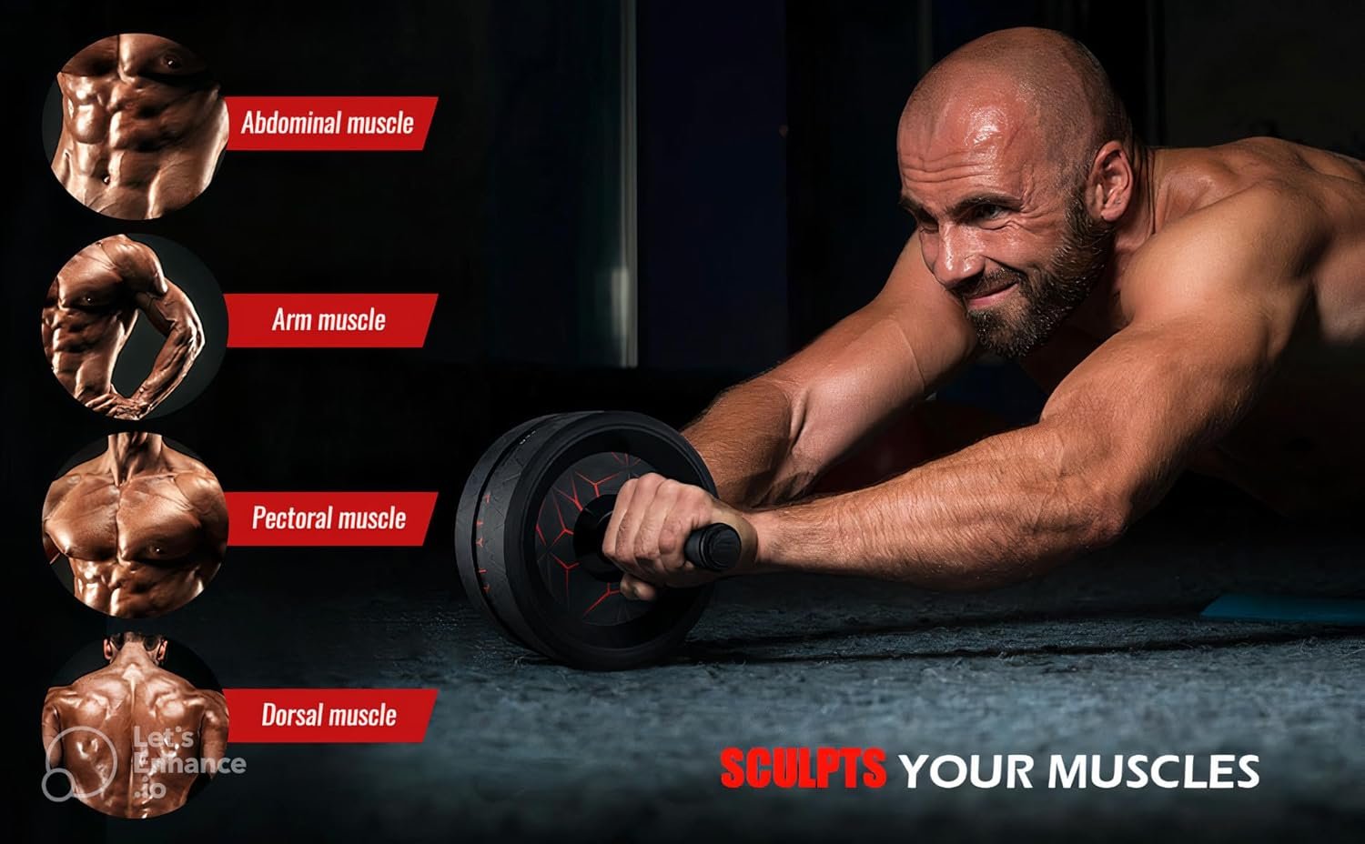 Ab Roller Wheel with Jump Rope - Abs Workout Set for Men & Women | Core Fitness Equipment - Ideal for Core & Abdominal Workouts | Exercise Wheel for Abs | Home Gym Workout Tool. - Image 8