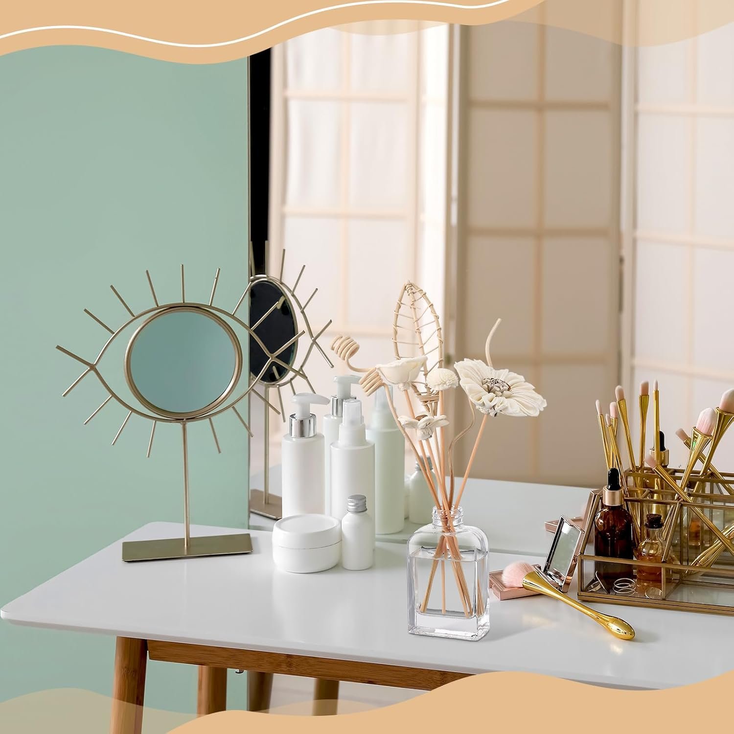 Cindeer 200 Pcs Reed Diffuser Sticks Set Include 10 Style 100 Pcs Natural Rattan Flower Reed 7 Style 100 Pcs Mixed Fragrance Diffuser Rattan Reed Fragrance Diffuser Replacement for Home Fragrance - Image 7