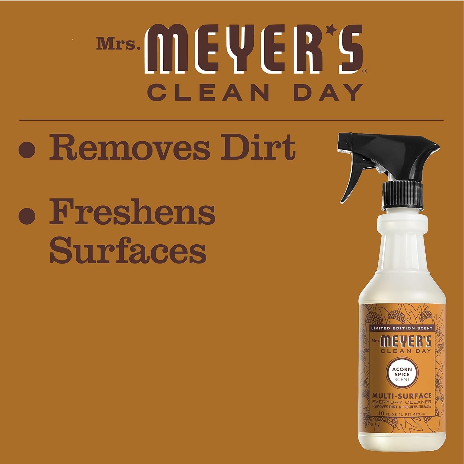Mrs. Meyer's Multi-surface Cleaner, Acorn Spice, 16 Fl Oz (Pack of 1) - Image 6