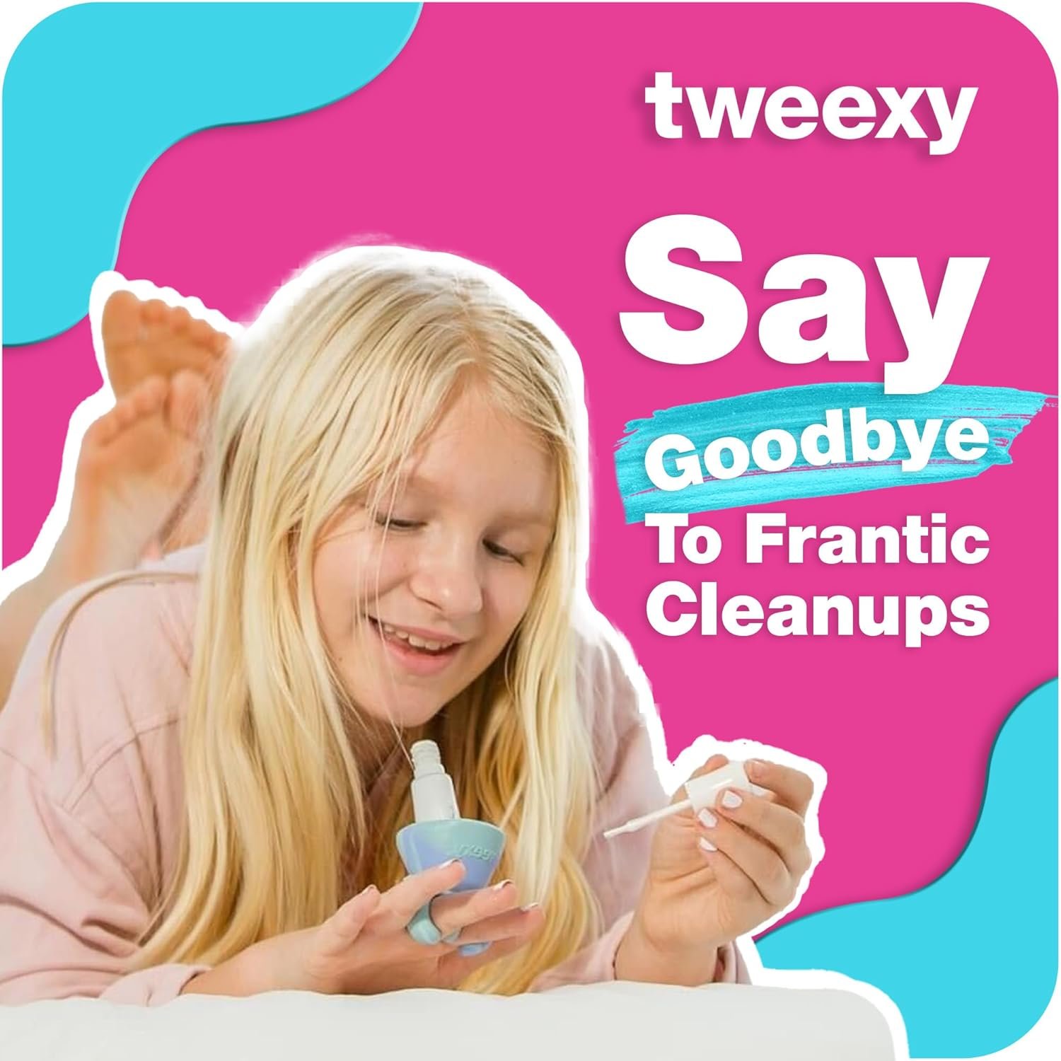 tweexy Wearable Nail Polish Holder Ring - Ideal Gift for Teenage Girls - Nail Polish Holder Stand for Manicure & Pedicure, Fingernail Painting - Nail Polish Accessories (Camo) - Image 3