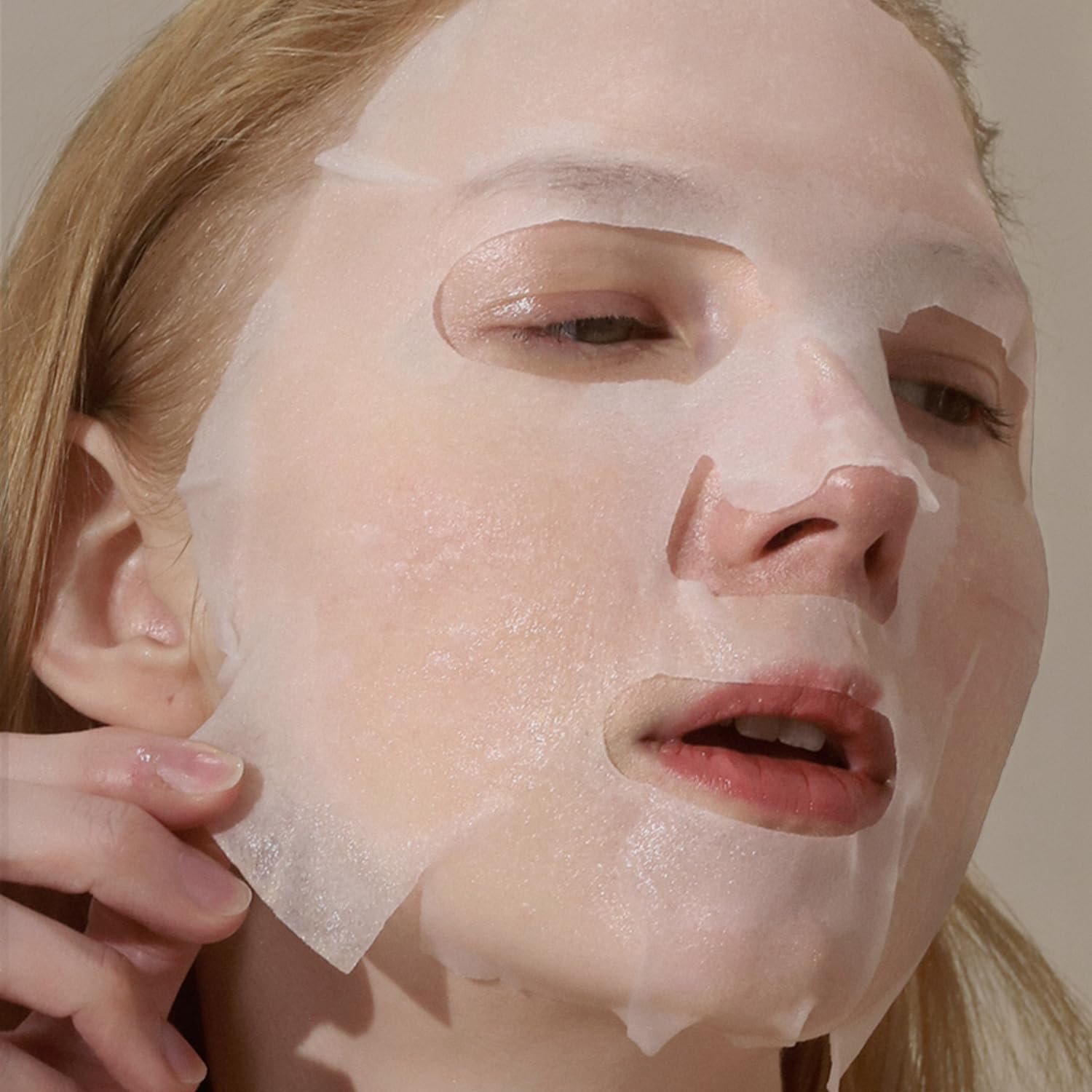 Moisturizing Anti-aging Snail Mucin Face Masks 10 EA, with Collagen, Niacinamide 2%, Squalane, Face Masks for Dry, Sensitive Skin, Travel Essentials, Self Care, Korean Skincare - Image 8