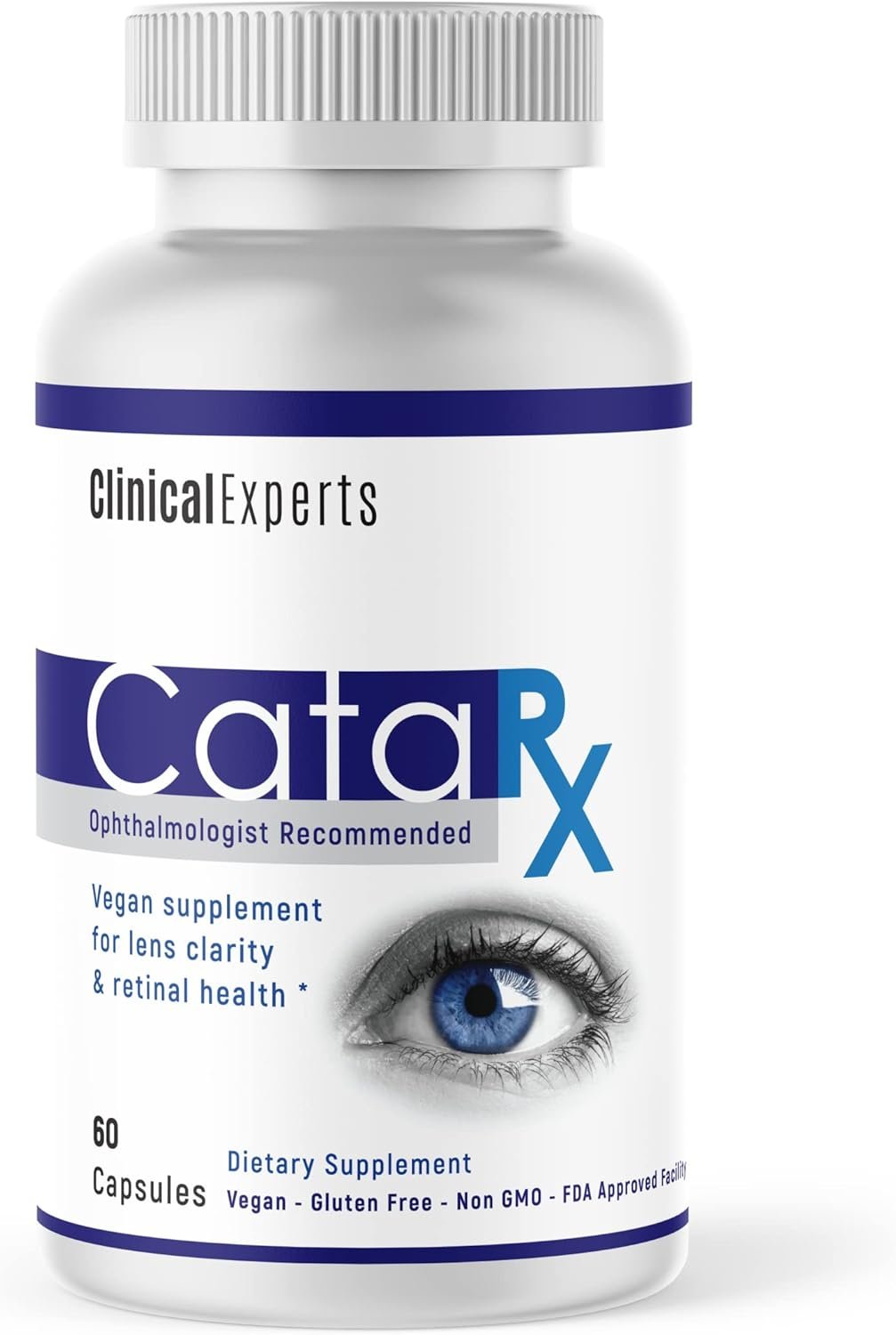 Navan CataRx Antioxidant AREDS 2 Eye Vitamins & Minerals Supplement for Lens Clarity & Retina Health by Clinical Experts - Lutein, Zeaxanthin, Zinc, Vitamin C, NAC - Kosher Certified, 60 Capsules - Image 2