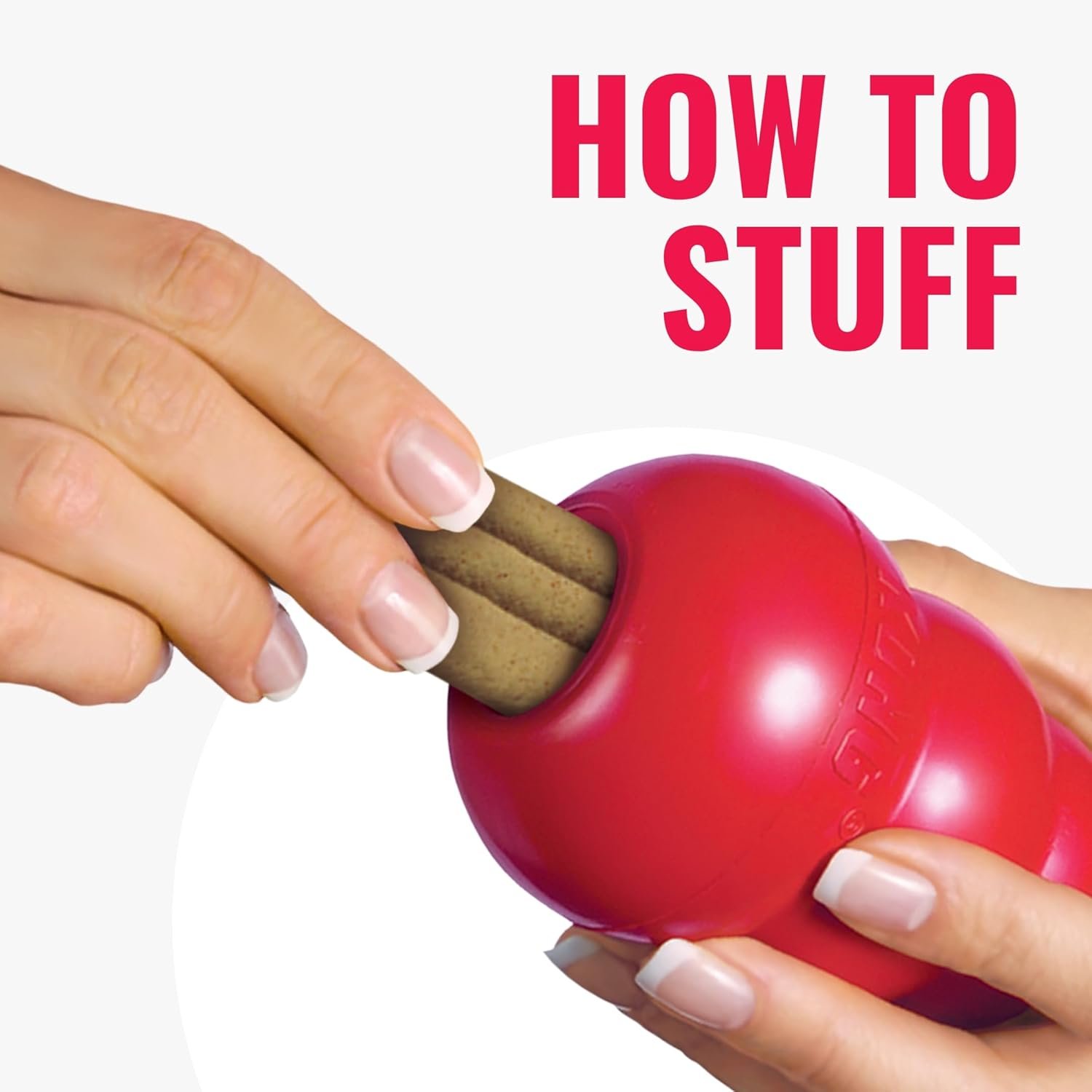 KONG Classic Toy & Ziggies Treats Combo Pack - Durable Chew Toy for Dogs - with Ziggies Chicken-Flavored Treats - Dog Accessories for Fun & Health - for Large Dogs - Image 6