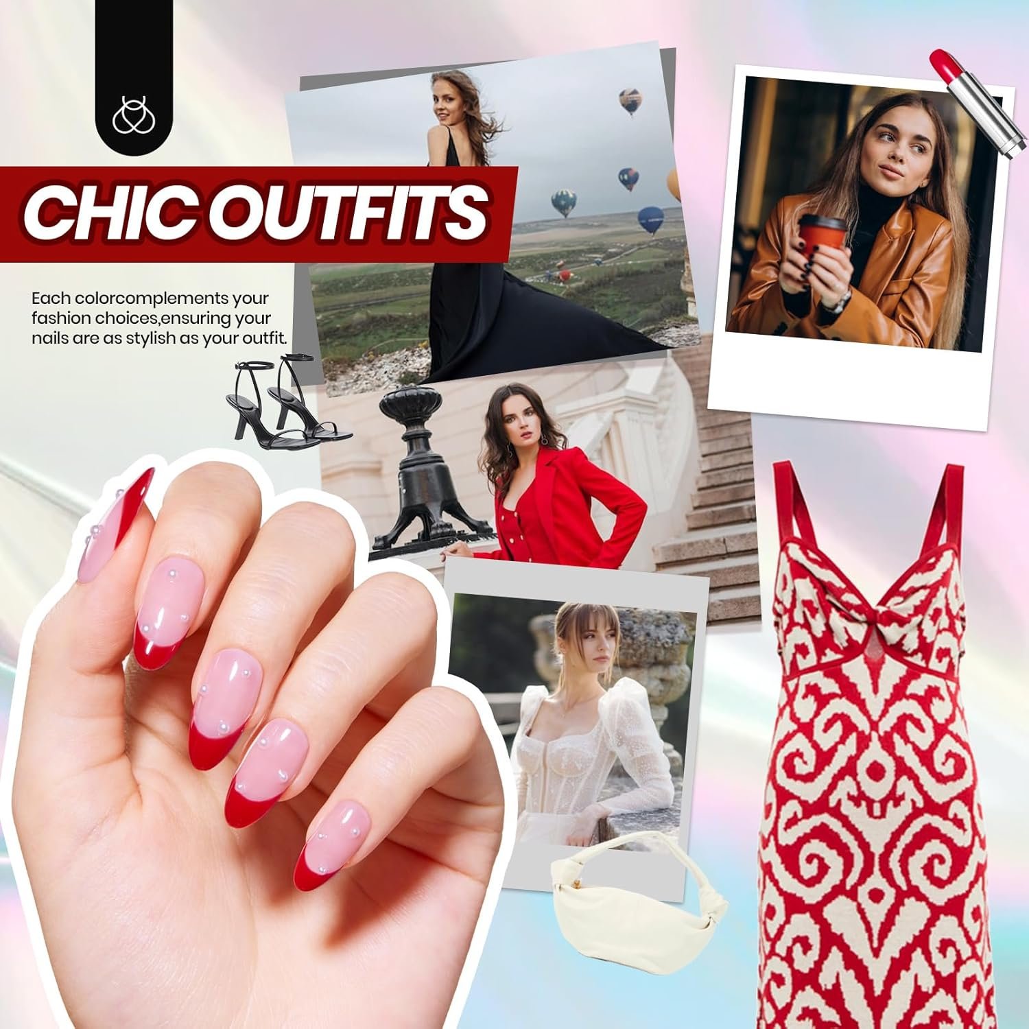 Beetles Gel Nail Polish Kit with UV Light, 46 PCS 25 Colors Gel Nail Polish Set Base Glossy Matte Glitter Top Coat Gel Polish Red Green Brown Blue Pink Nude Gel Manicure Valentines Gift for Women - Image 3