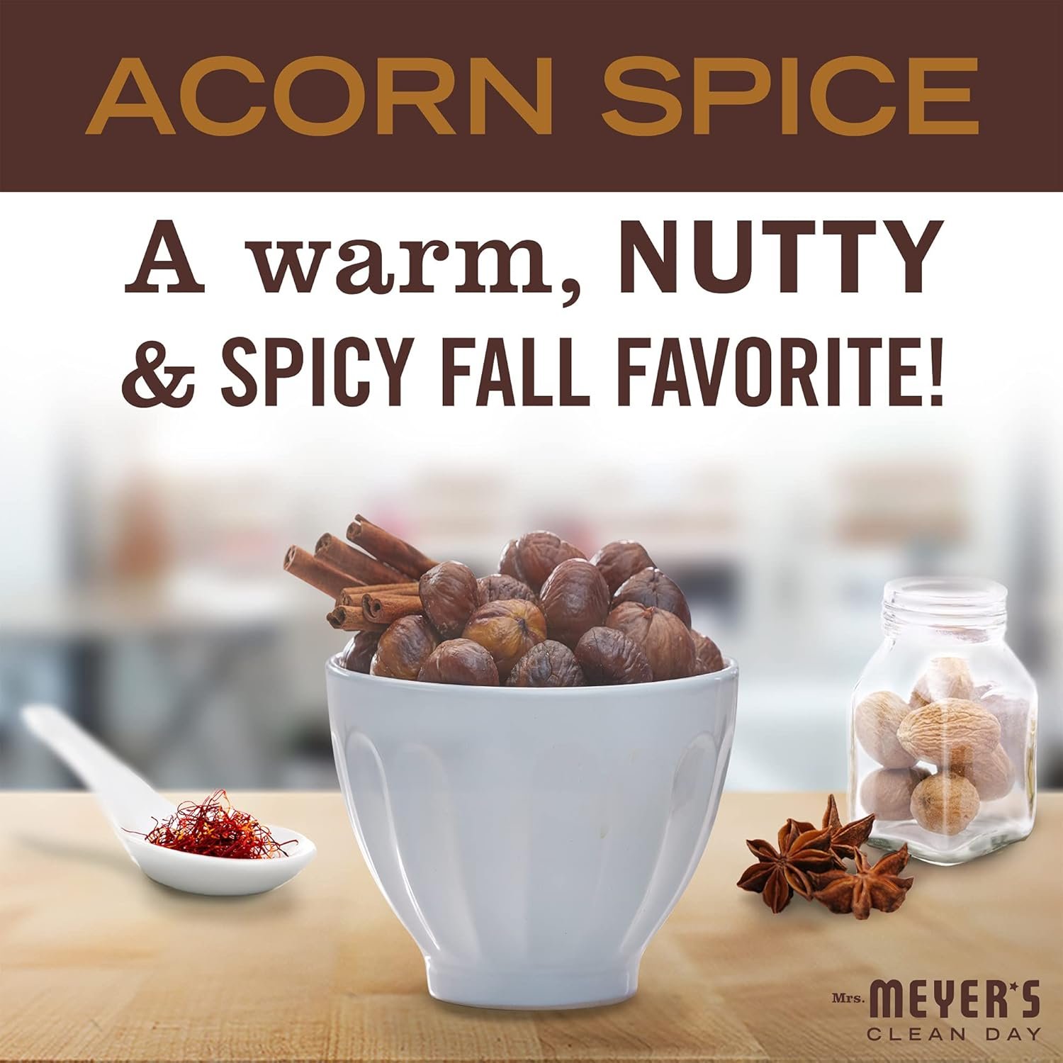Mrs. Meyer's Multi-surface Cleaner, Acorn Spice, 16 Fl Oz (Pack of 1) - Image 4