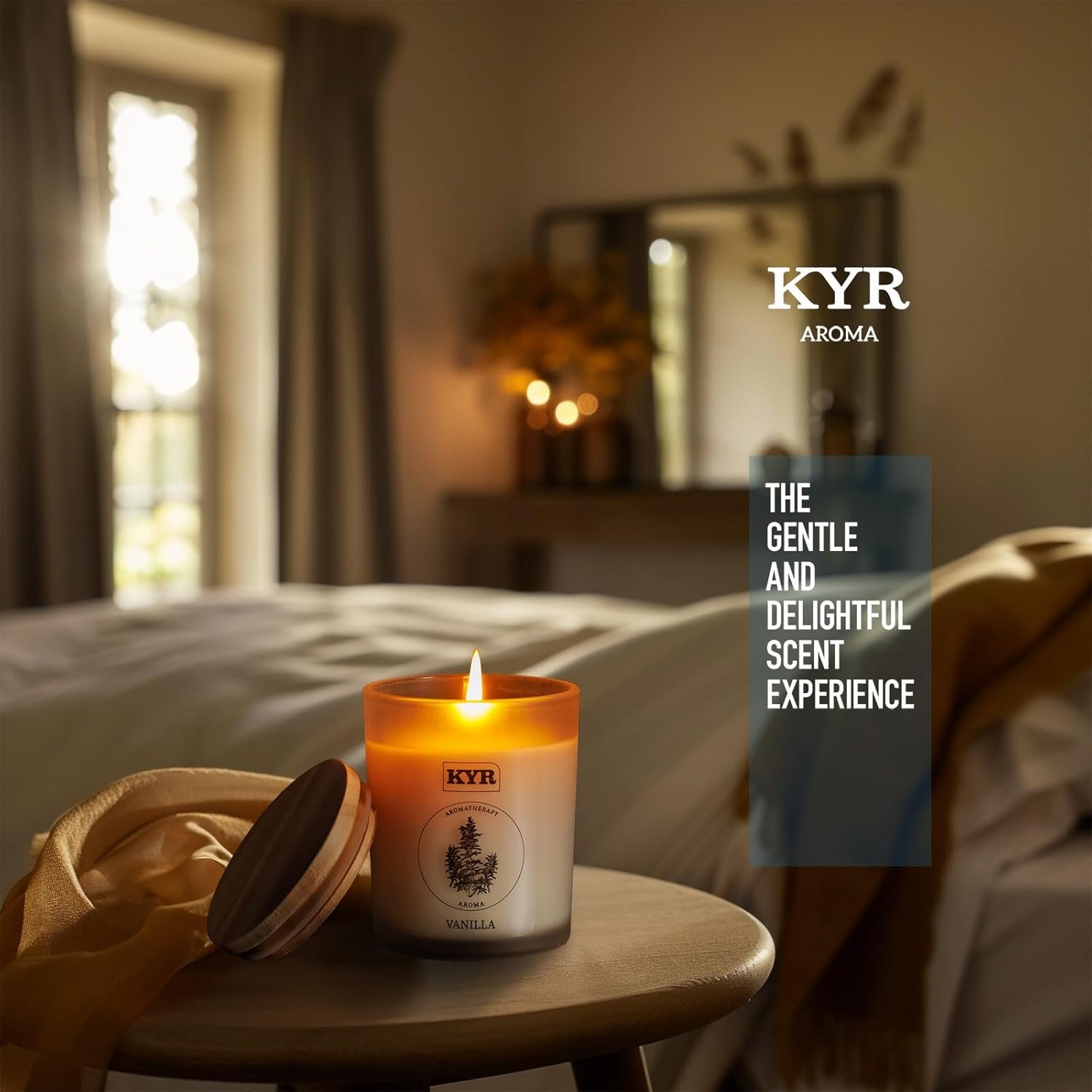 Gifts for Women - Scented Candles& Reed Diffusers for Home, Scent Fragrance Set for Bedroom Bathroom Home Décor(Vanilla) - Image 3