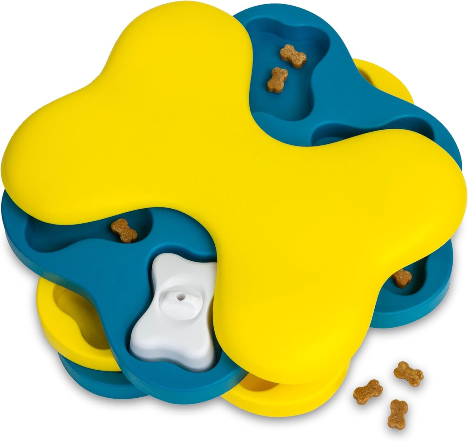 Outward Hound Nina Ottosson Dog Tornado Dog Puzzle Interactive Treat Puzzle Dog Enrichment Dog Toy, Level 2 Intermediate, Blue - Image 2