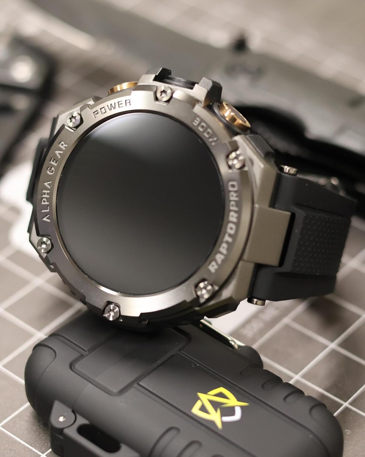 Raptor PRO Smartwatch for iPhone & Android, Rugged Smart Watch (Answer/Make Call), Wellness Tracker with 1.58" AMOLED Screen, 10-14 Days Battery, 5 ATM (2xScreen Protector Included) - Image 5