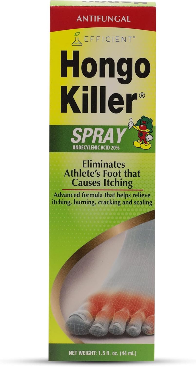 Hongo Killer Antifungal Spray, Athlete's Foot Treatment, 1.50 Fl Oz, Bottle - Image 2