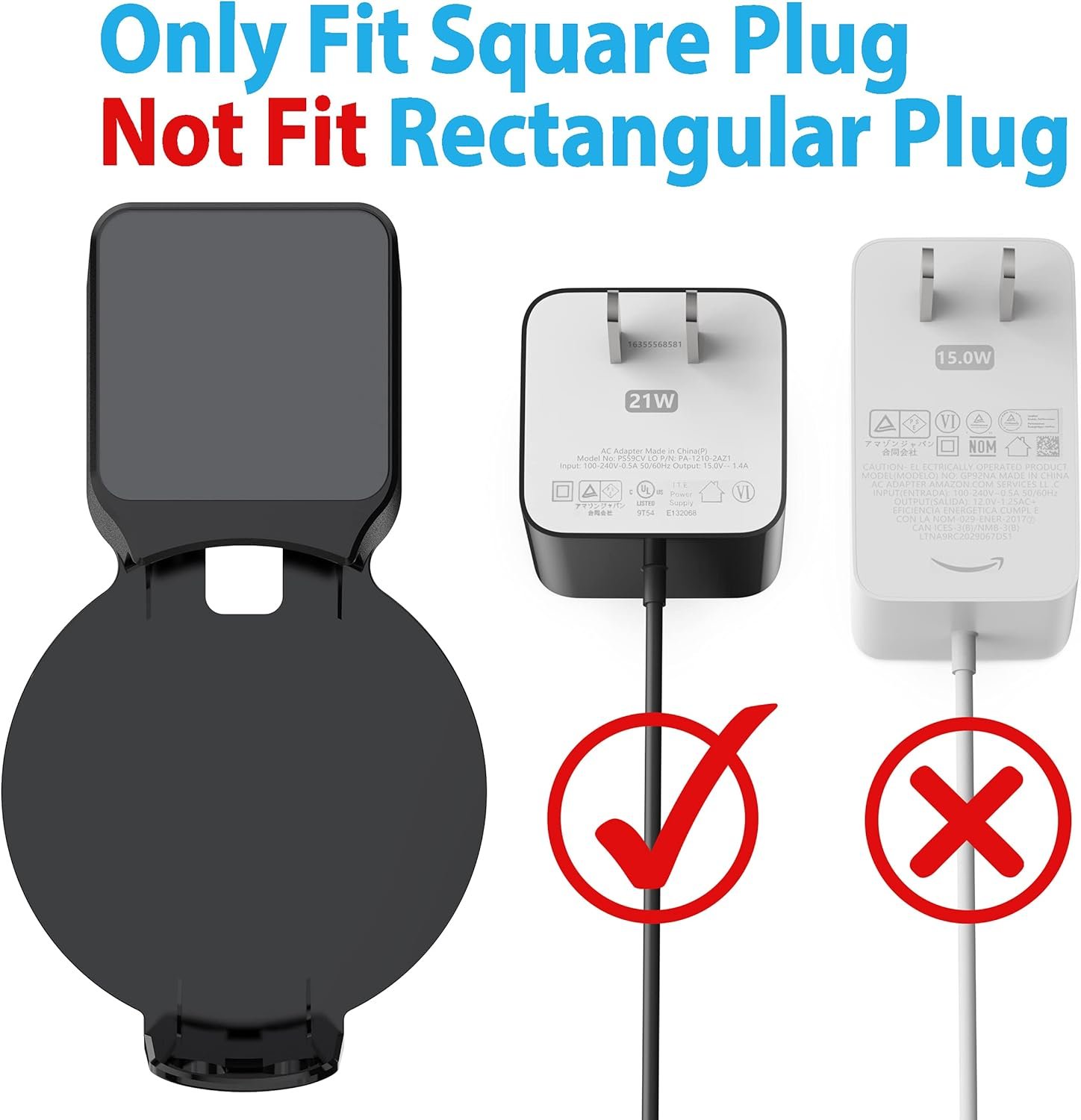 Maxonar Echo Dot Wall Mount Holder, Echo Dot Mount 3rd Generation Space-Saving Accessories for Dot Smart Speakers, Clever Echo Dot Accessories with Built-in Cable Management Hide Messy Wires - Image 3