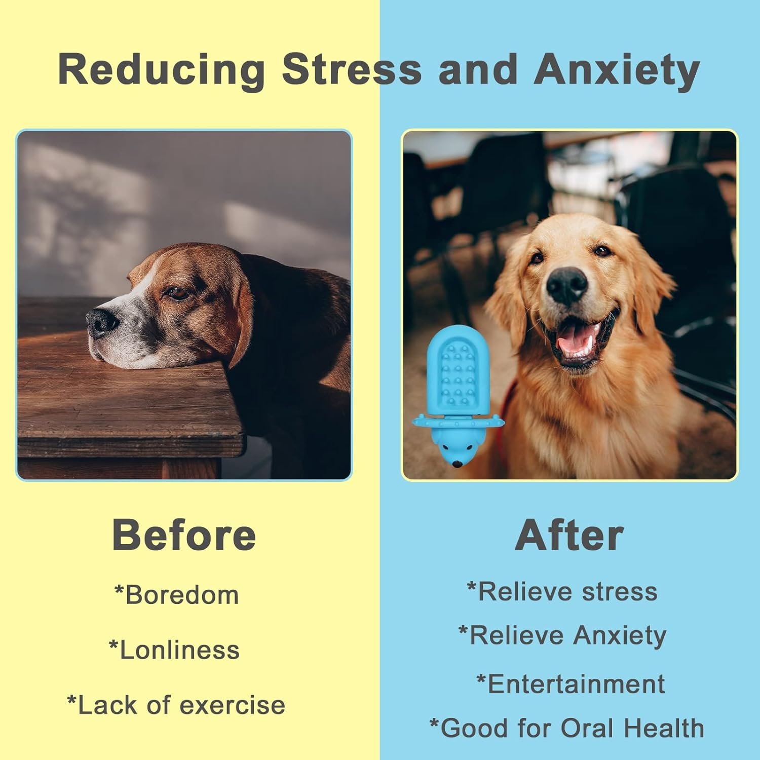 Dog Crate Training Tool Lick Toy for Dogs Training Behavior, Soft Rubber Crate Entertainment Toys Puppy Slow Feeder Pad, Peanut Butter Treat Dispenser Training Aid for Reduce Boredom Anxiety - Image 9