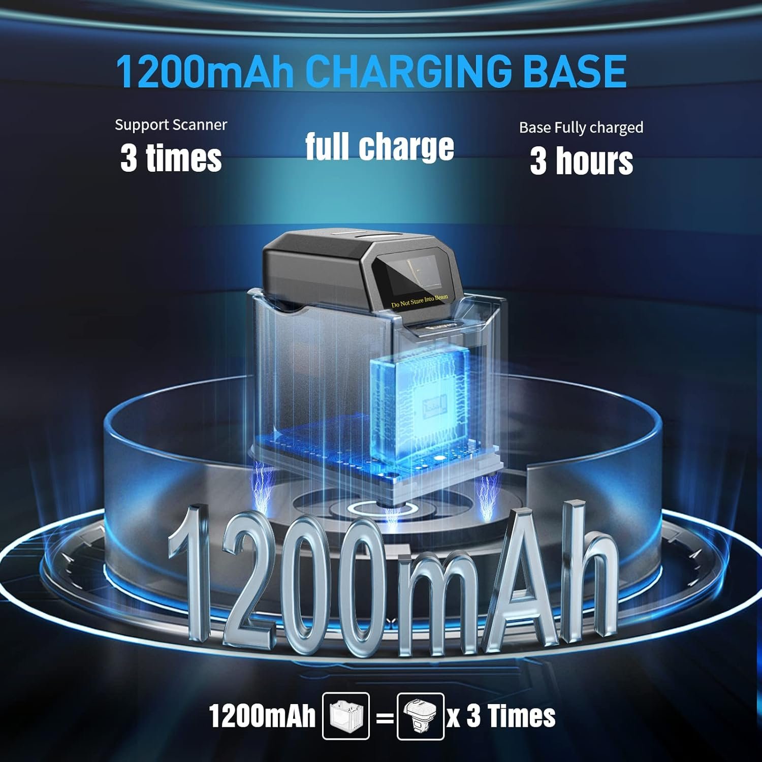 Eyoyo Bluetooth Ring Barcode Scanner, Compatible with Tablet iPhone Android iOS Computer, Right or Left Handed, Wearable 1D 2D QR Finger Hands-Free List Barcode Reader - Image 9