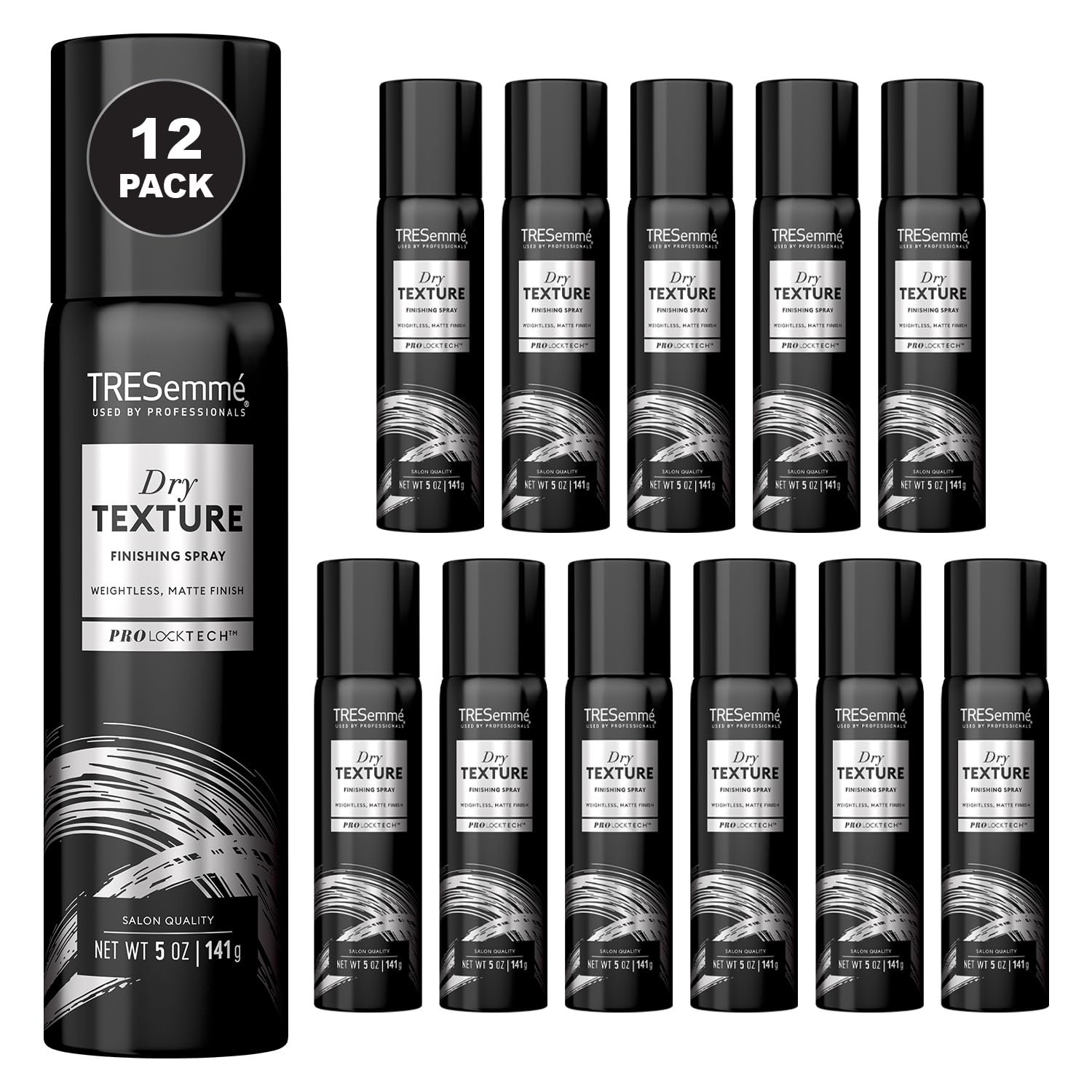TRESemmé Dry Texture Finishing Mist 12-Pack – Volumizing & Texturizing Spray for Flat, Wavy, and Curly Hair, Scented, 5 Oz Ea - Image 2