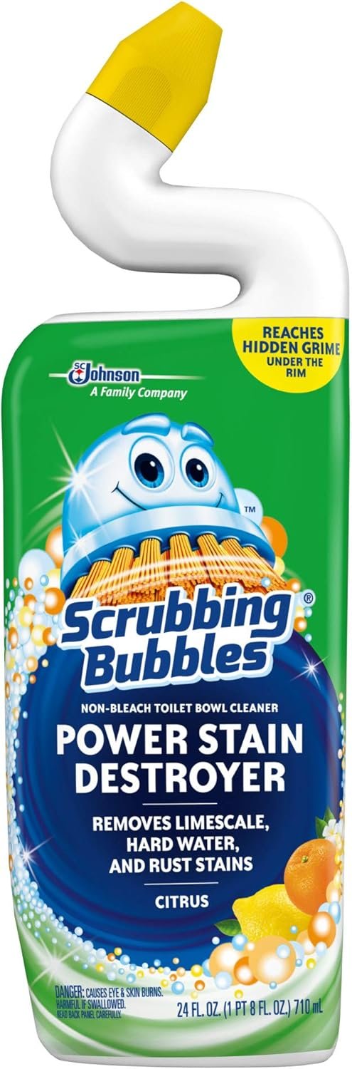 Scrubbing Bubbles Extra Power Toilet Bowl Cleaner, Citrus, 1 Squeeze Bottle, 24 oz - Image 2