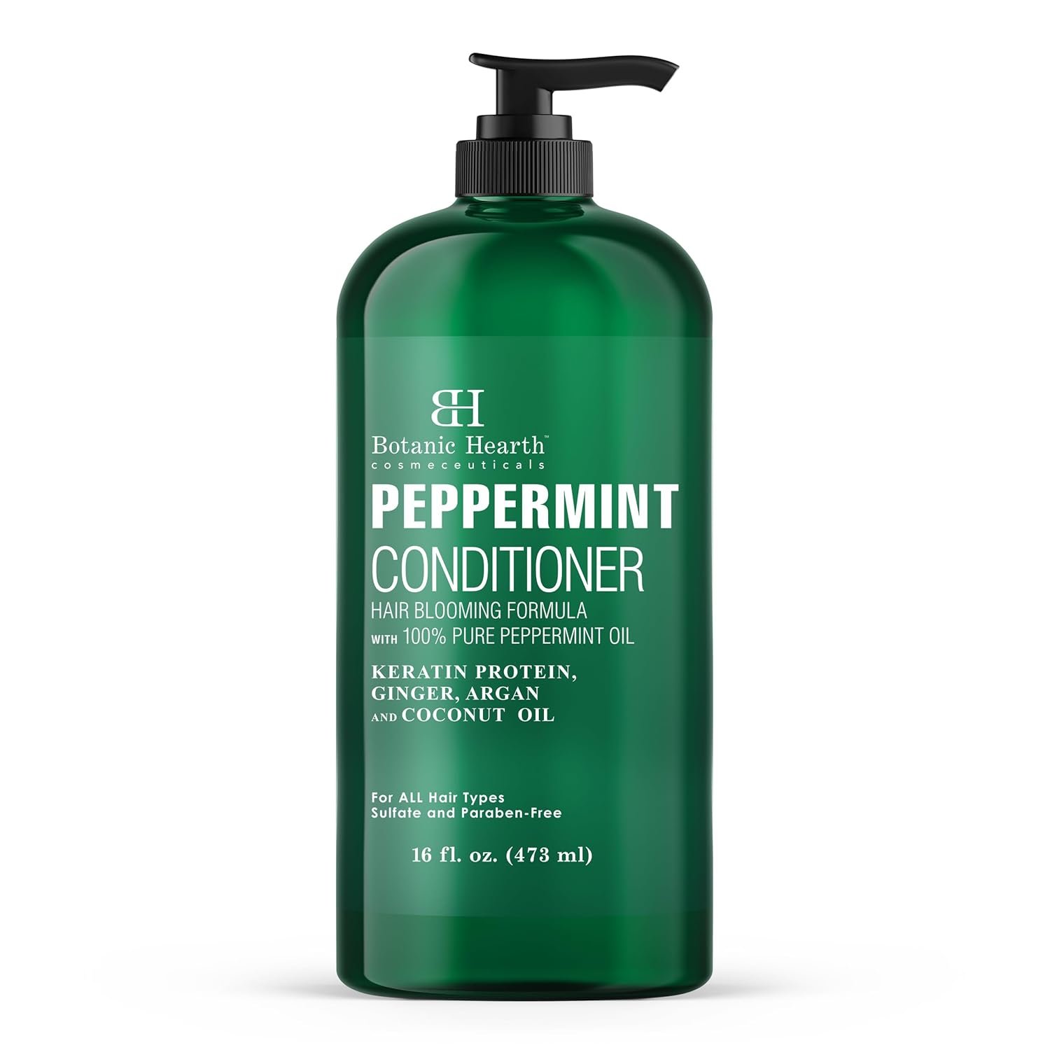 Botanic Hearth Peppermint Hair Conditioner - Hair Conditioner for Dry Damaged and Color Treated Hair - Volumizing Conditioner for fine & thin hair - Paraben & Sulfate Free - Men & Women - 16 fl oz - Image 2