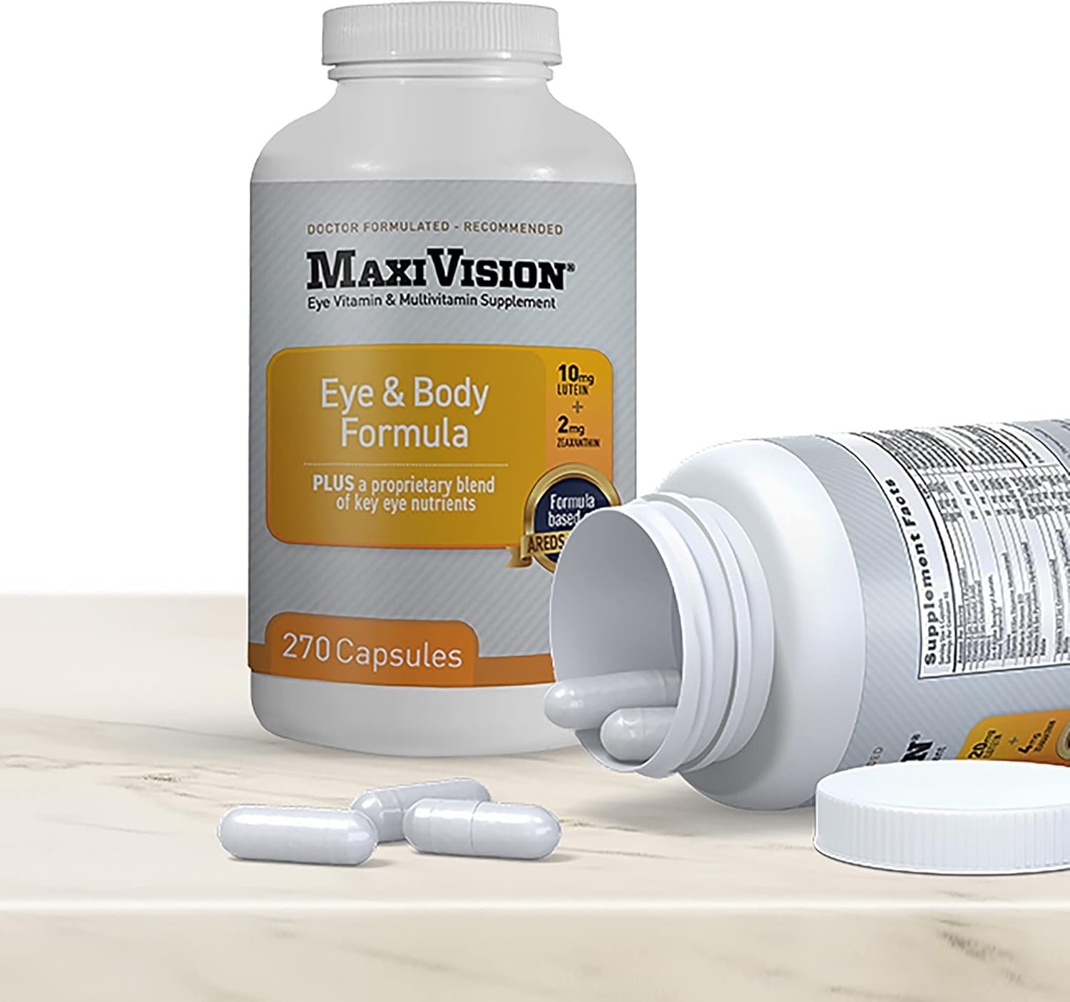MaxiVision® Eye & Body Formula - Based on AREDS 2 Study - 270 Eye Vitamins Capsules - 1 Bottle - Image 5