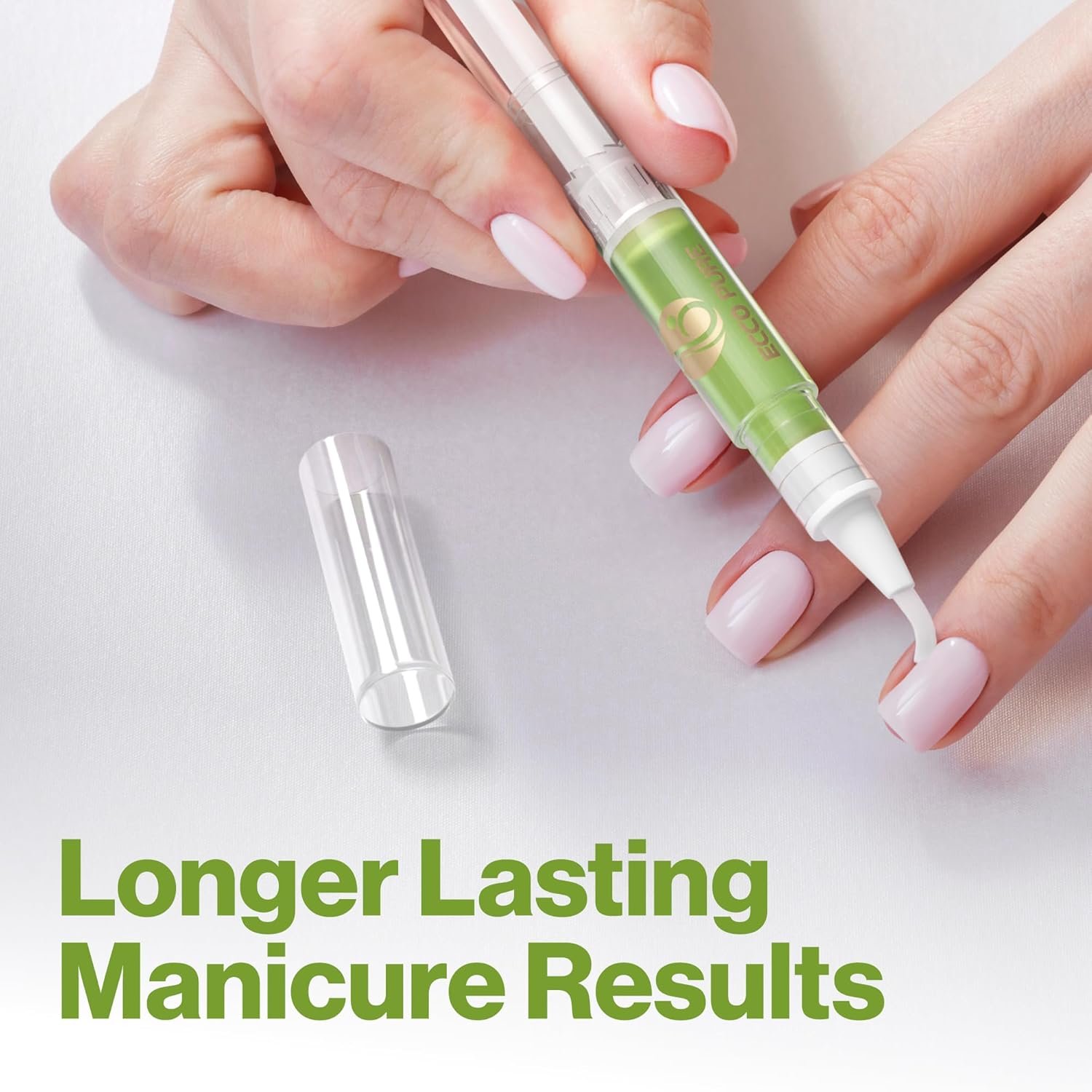 Nail Art Cuticle Protector Pen - Nail Tool for Nail Art and Nail Growth - Manicure & Pedicure Treatment for Brittle, Breaking Nails (Green Pear & Citrus - 1 Pack) - Image 3