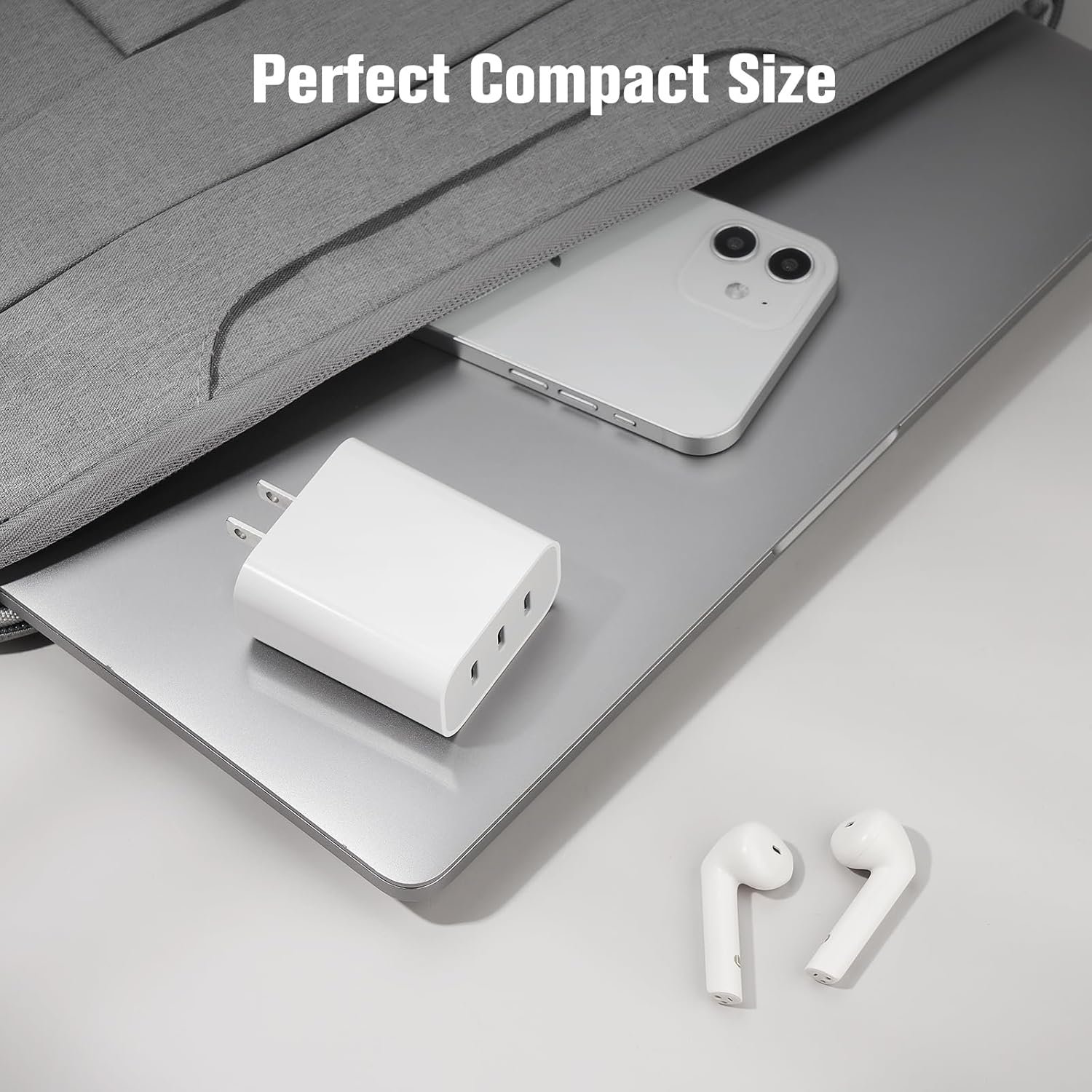 USB C Charger, Amoner 35W 3-Port iPhone Fast Charger Block, iPhone Cube Adapter with PD 3.0 Power Delivery Compatible with iPhone 16/16 Pro/15/14/13/12/11/SE/XS, Galaxy, Pixel 4/3 and More - Image 8