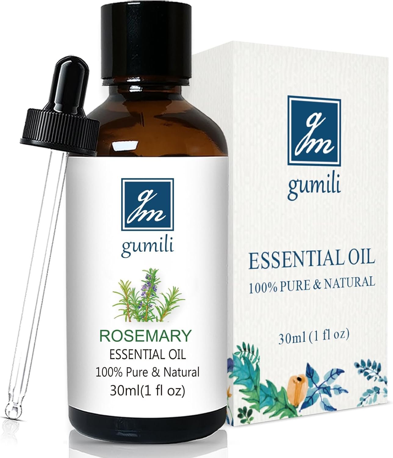 Rosemary Essential Oil, 30ml - Pure, Undiluted Rosemary Oil for Aromatherapy - Image 2
