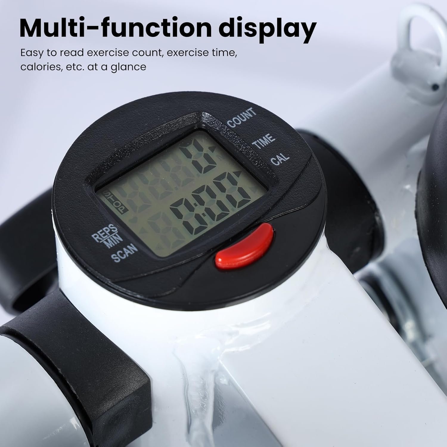 Steppers for Exercise at Home, 2024 New Upgraded Air Powered Stair Steppers, Mini Steppers with Resistance Bands, Super Quiet Hydraulic Fitness Stepper with LED Monitor - Image 5