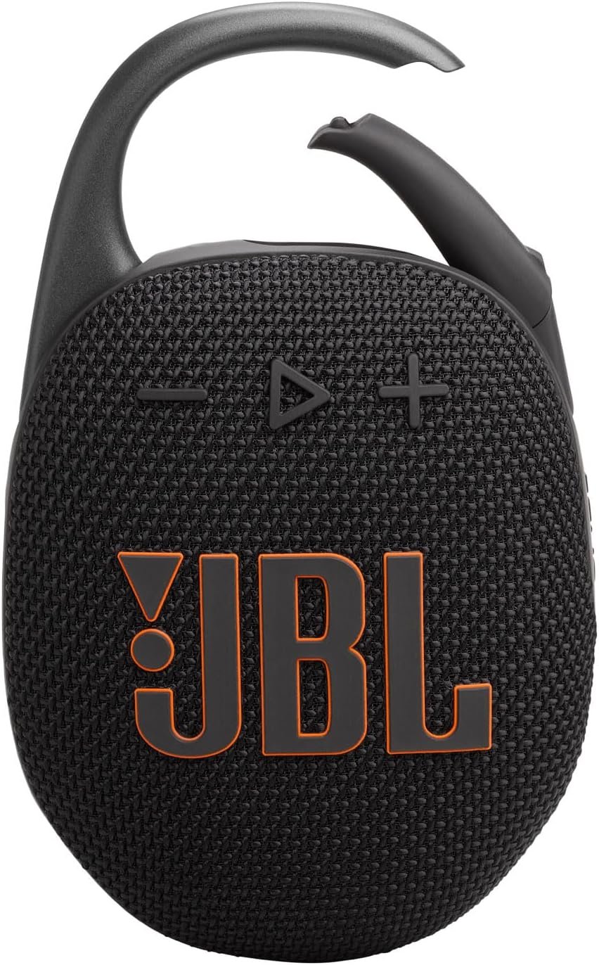 JBL Clip 5 Bluetooth Speaker and divvi! Protective Case - Black - Image 4