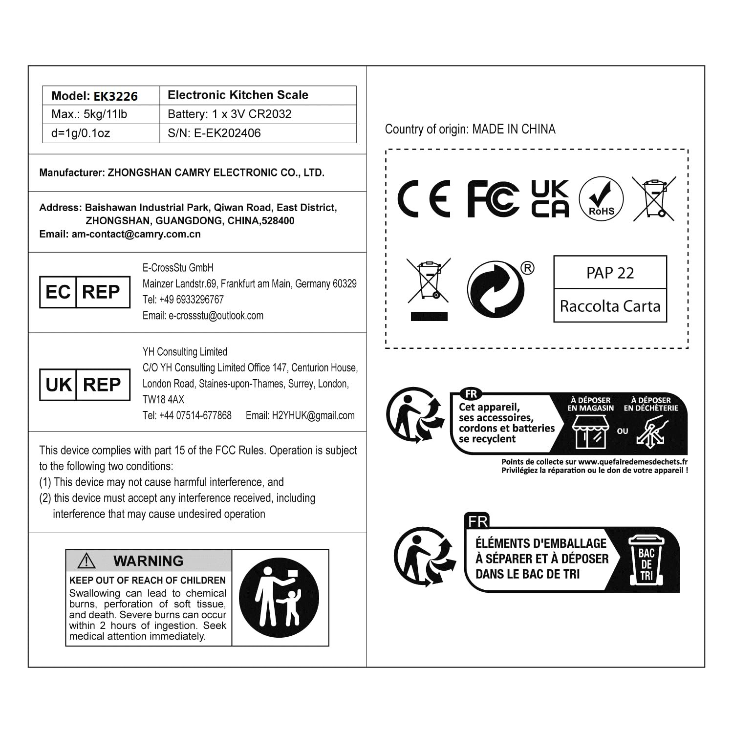 NUTRI FIT Digital Kitchen Scale with Wide Stainless Steel Plateform High Accuracy Multifunction Food Scale with LCD Display for Baking Kitchen Cooking,Tare & Auto Off Function (Red) - Image 14