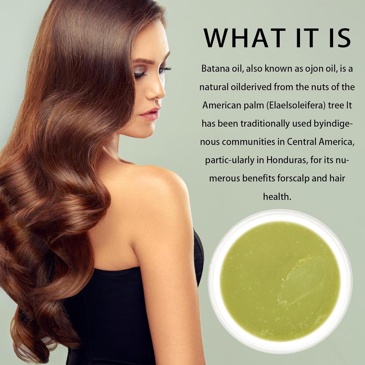 Raw Batana Hair Serum, Enhances Natural Hair Growth, Prevents Hair Loss and Split Ends, Thickens Hair, Repairs Damaged Hair, 100% Organic Treatment Oils for Men & Women - Image 5