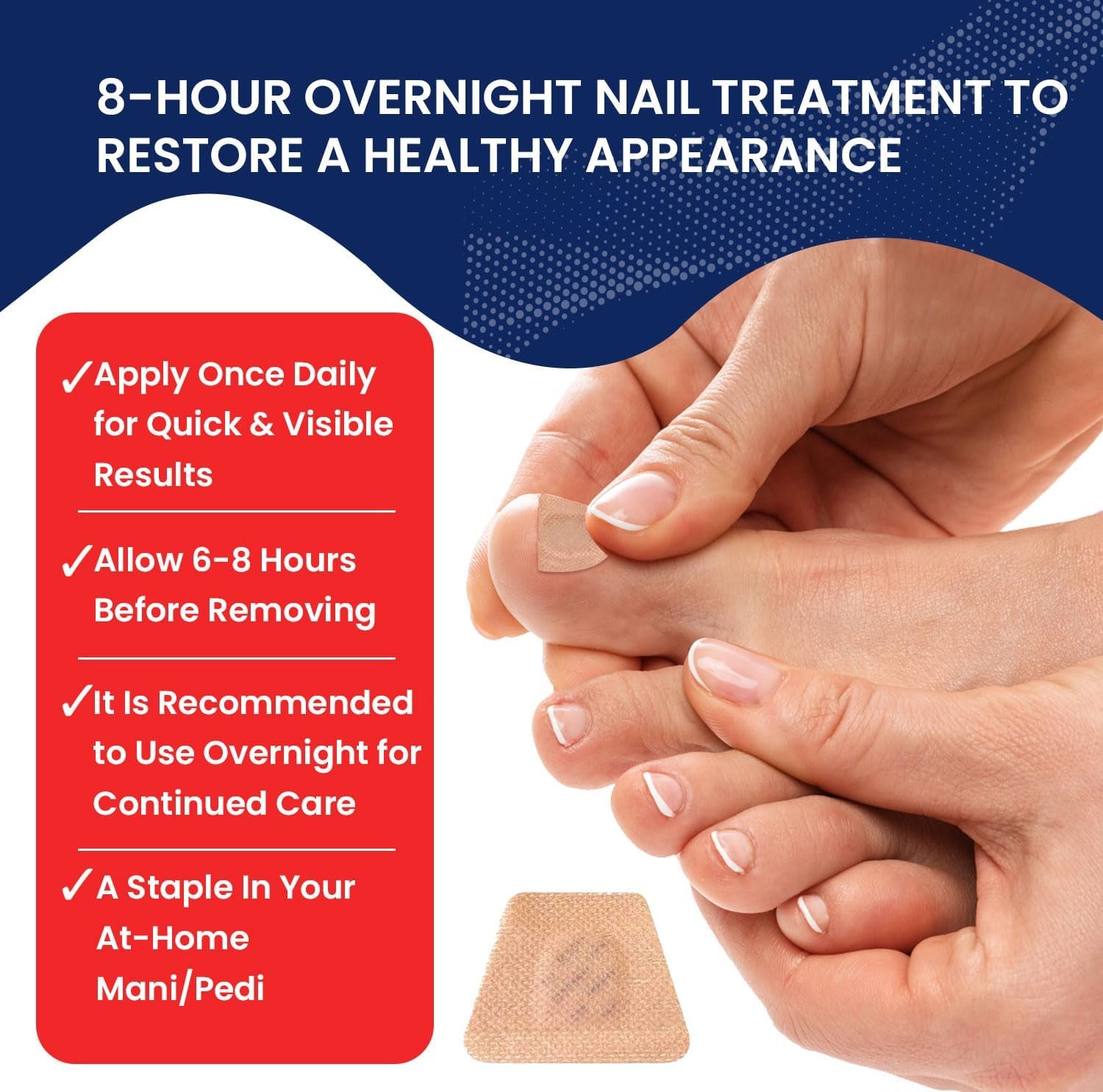 Toenail Fungus Treatment for Nail Repair: Nail Fungus Treatment Extra Strength - Toe Nail Fungus Treatments Fungus Nail Treatment for Toenail and Fingernail - Nighttime Renewal Fungal Nail Patches - Image 7