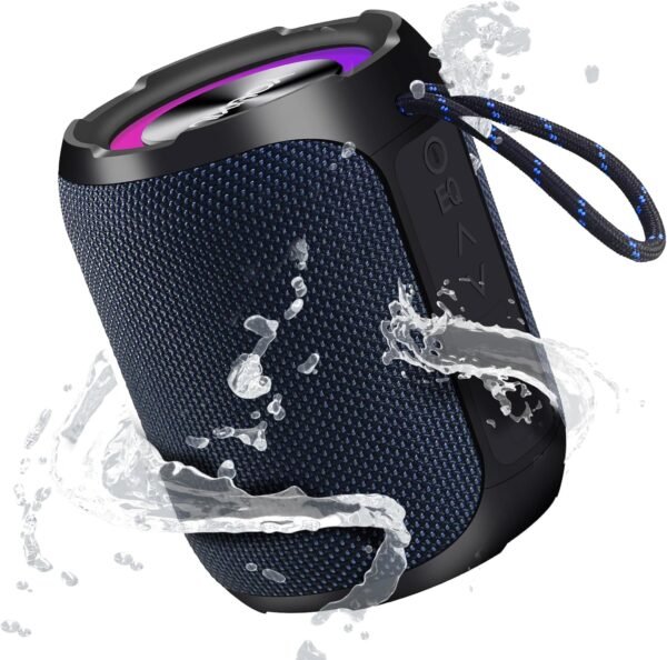 YOUXIU 40W Portable Bluetooth Speaker 360 Degree Stereo Subwoofer IPX7 Waterproof with Lighting Support TF Double Pairing Wireless Speaker - Image 2