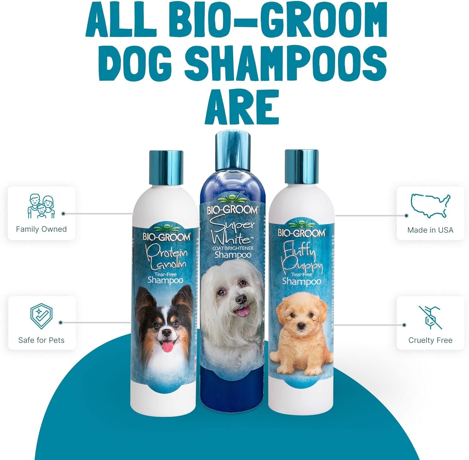 Bio-Groom Super Whitening Dog Shampoo – Whitening Pet Shampoo, Dog Bathing Supplies, Puppy Wash, Dog Grooming Supplies, Cruelty-Free – 1 Gallon - Image 5