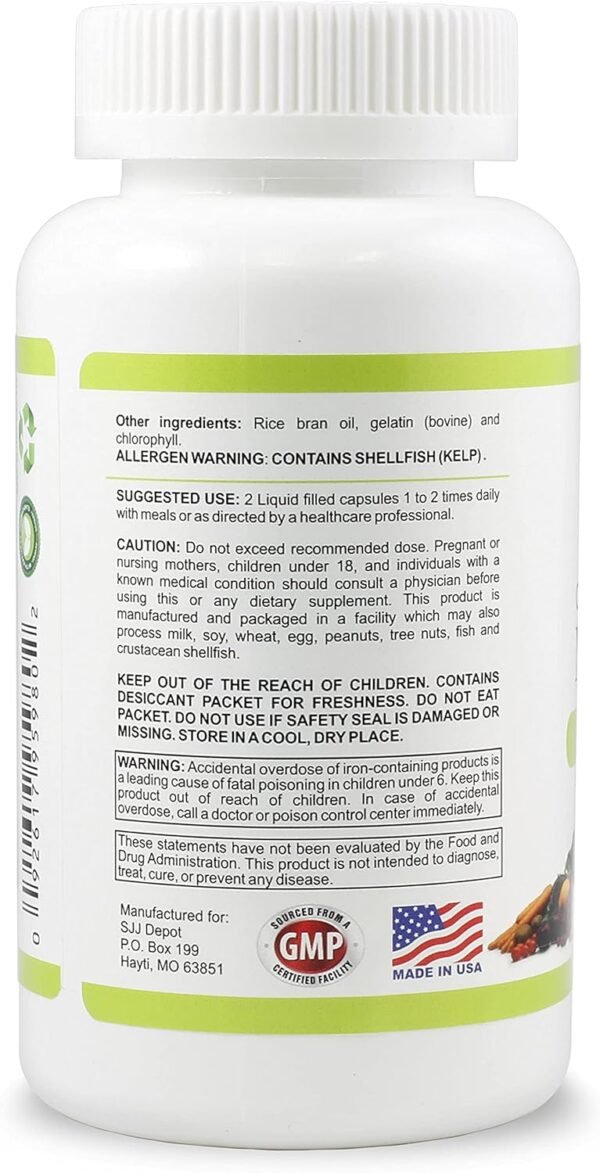 120 Multivitamin Fruit and Vegetable Liquid Capsules, Loaded Multivitamins, Supplements, Multiple Vitamin has Joint Heart Brain Antioxidants, Daily Women Men Senior Adult Multi Vitamins - Image 8