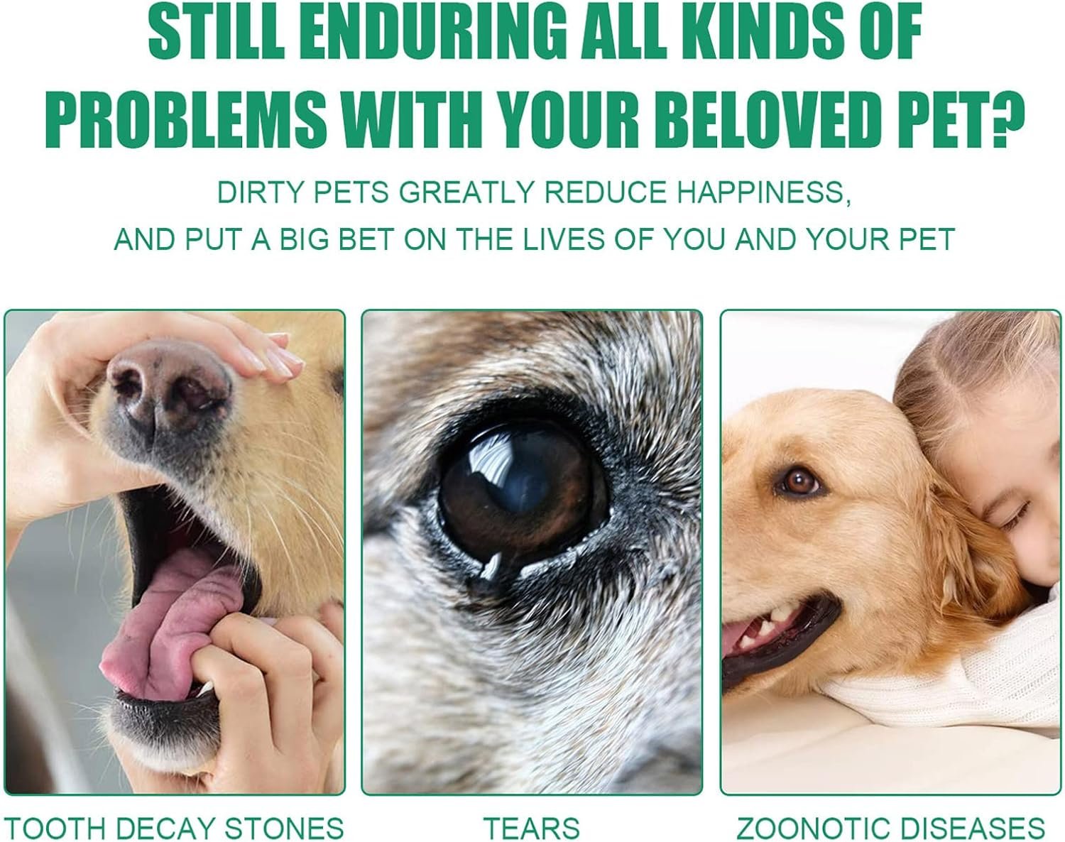 HEEPDD 20Pcs Dog Dental Wipes, Dog Teeth Cleaning Finger Wipes for Dogs Cats, Freshen Breath, Reduce Plaque Tartar, No Brushing - Image 5