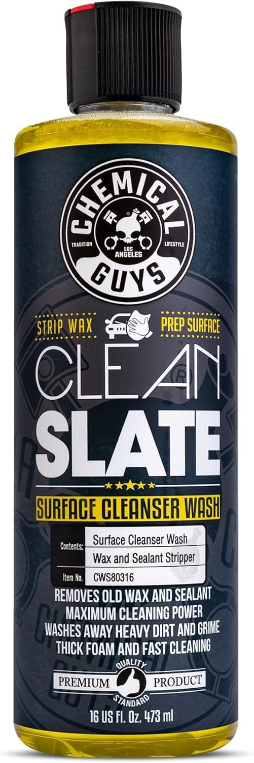 Chemical Guys CWS80316 Clean Slate Deep Surface Cleaning Car Wash Soap (Removes Old Car Waxes, Glazes & Sealants for Superior Surface Prep), 16 fl oz, Citrus Scent - Image 2