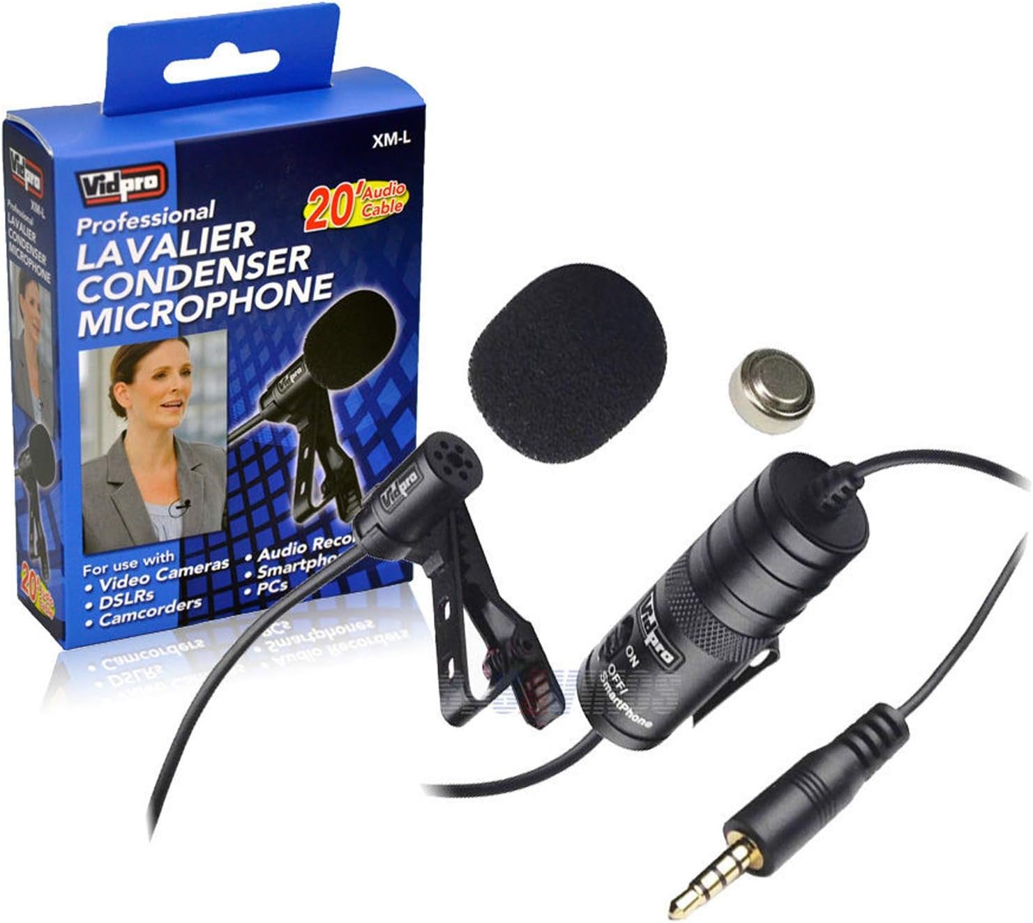 Zoom H1n 2-in / 2-Track Portable Digital Handy Recorder (Red) + Vidpro Lavalier Condenser Microphone - Image 6