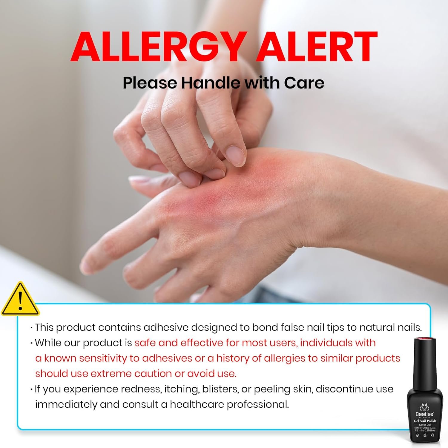 Beetles Gel Nail Polish Kit with Uv Light 48W Led Nail Lamp 6 Colors Nude Gray Pink Gel Polish Starter Kit Manicure Soak off Led Salon DIY Home Valentine's Day Gift for Women - Image 9