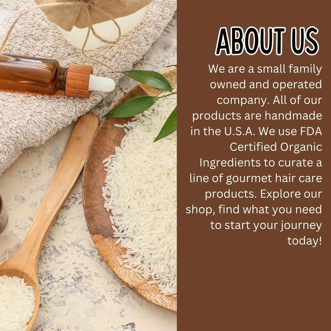 Rice Water For Hair Growth - Hair & Scalp Treatment, Rosemary Water Spray For Hair Growth, Infused with Biotin, Vegan Non-Greasy Spray Naturally Thicker hair. (Rosemary + Lemongrass, 4 OUNCES) - Image 10