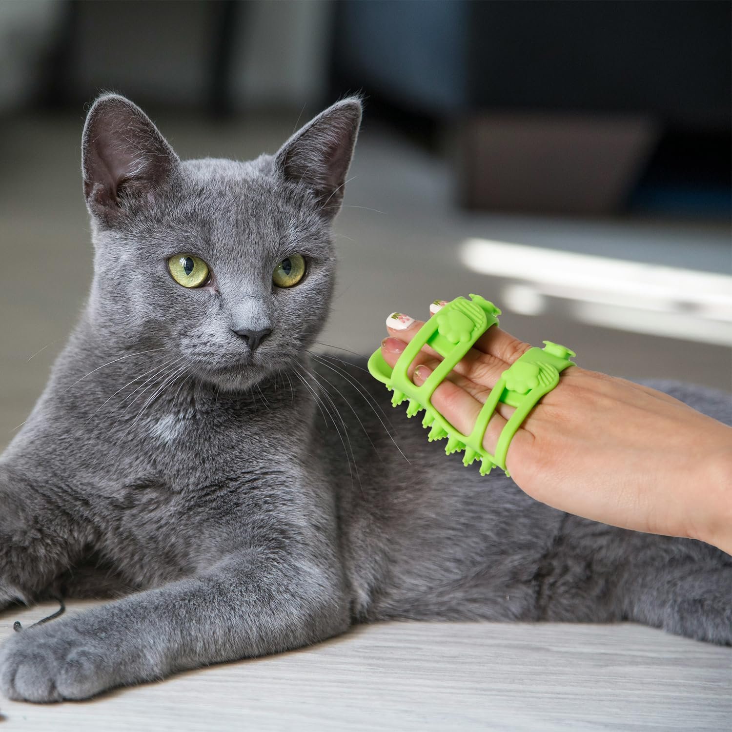 2pcs 2 in 1 Cat Self Groomer Brush, 2 Styles Cat Face Scratcher Corner Adjustable Silicone Cat Grooming Massage Shedding Brush Tickling Comb Pet Brush for Table Legs Climbing Frame - Image 8