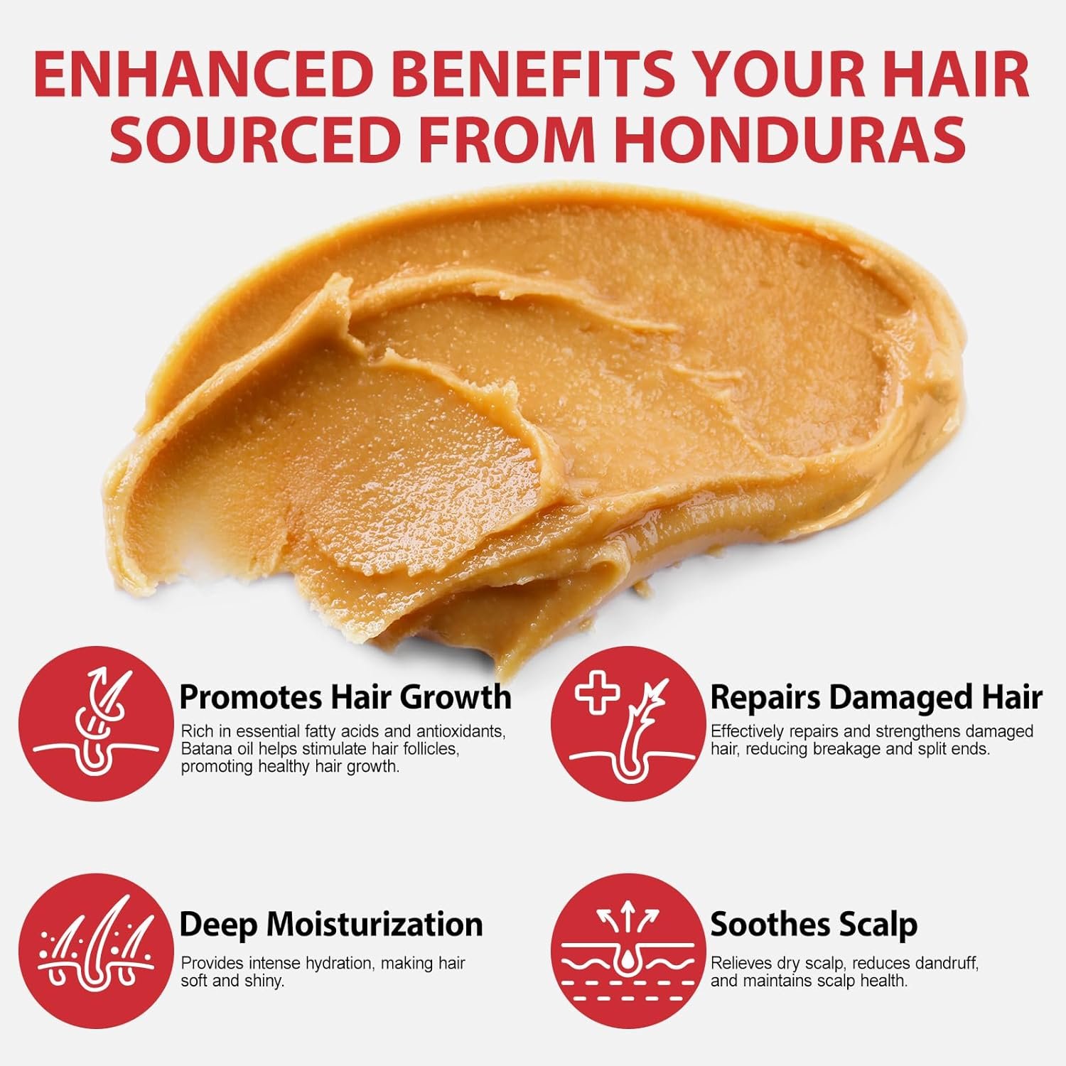 Batana Oil for Hair Growth -100% Pure Batana Oil - Dr. Sebi Batana Oil from Honduras - Raw Batana Oil for Hair Growth - Moisturizes Hair & Scalp -Promotes Hair thickness for Men & Women - Image 8