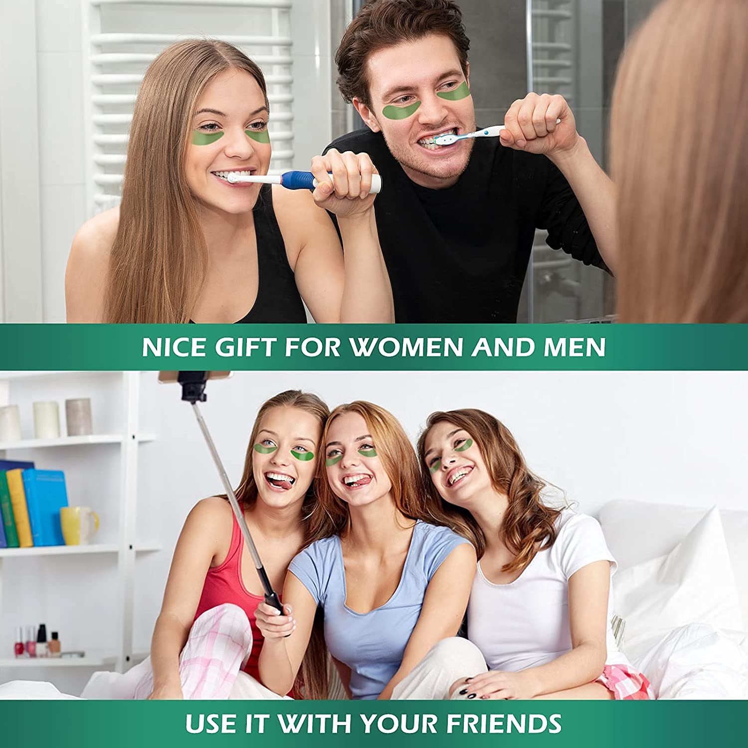 VANELC Eye Mask,Under Eye Patches with Collagen Seaweed,Eye Gel Treatment Masks For Dark Circles , Under Eye Bags Treatment, Natural Eye Masks for Puffy Eyes, Under eye Dark Circles,Anti-Wrinkle - Image 9