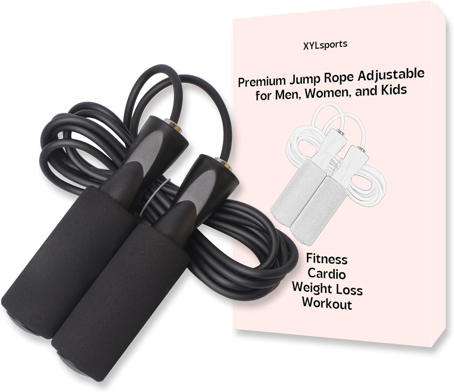 Jump Rope for Fitness Adjustable Rope for Men, Women, and Kids Ideal for Cardio and Training Workouts - Image 2