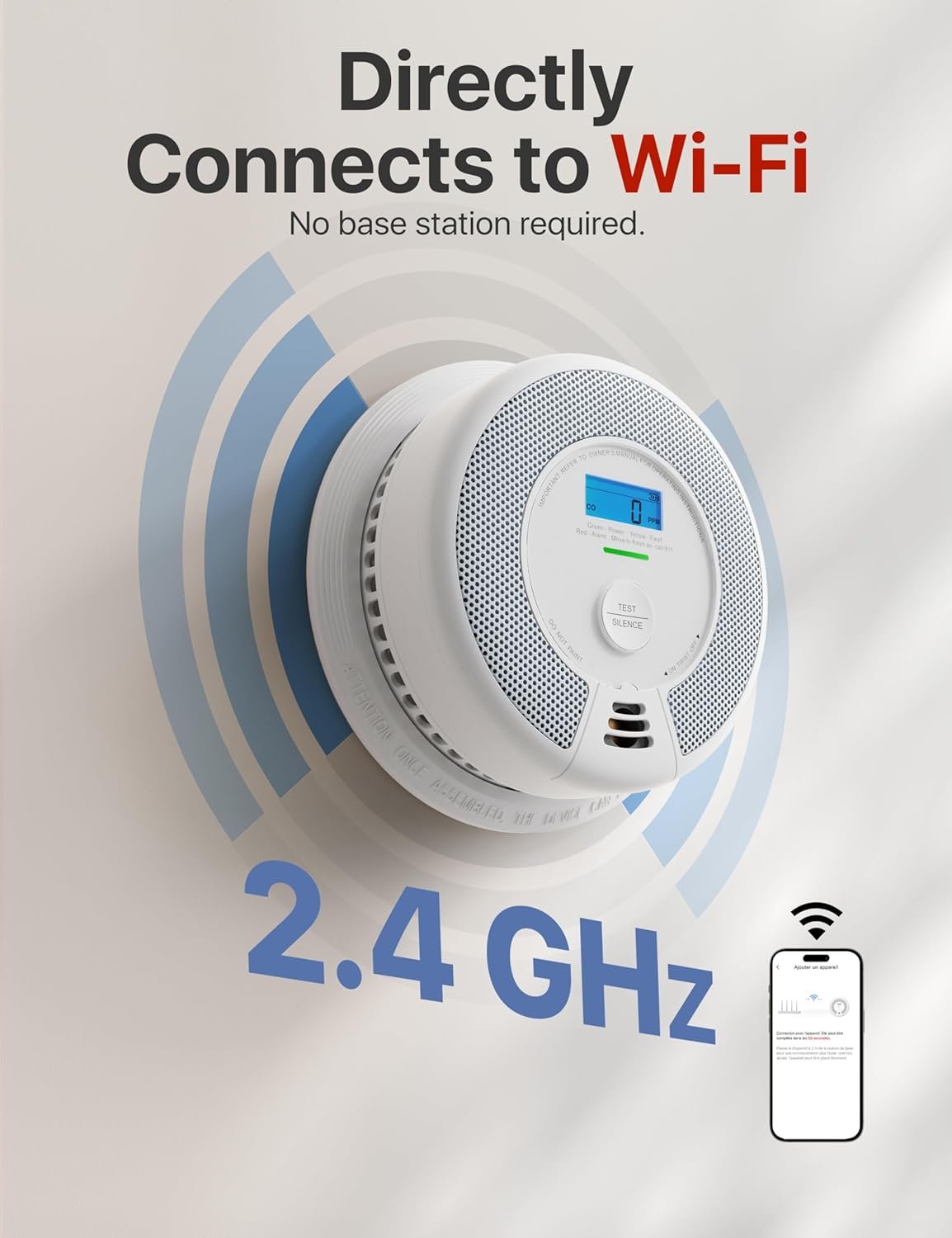 X-Sense Smart Smoke Detector Carbon Monoxide Detector Combo with Replaceable Battery, Wi-Fi Smoke and Carbon Monoxide Detector with Real-Time App Notifications, SC07-WX, 1-Pack - Image 8