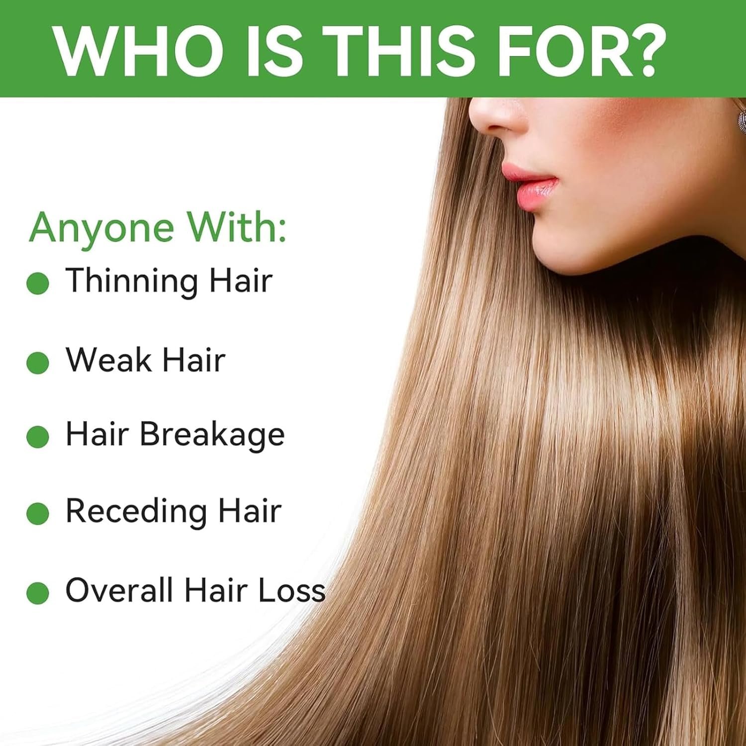 Rosemary Hair Growth Oil and Serum - Dry Scalp Treatment, Hair Thickening Products for Women, Hair Loss Essential Oils for Diffuser (2OZ) - Image 7