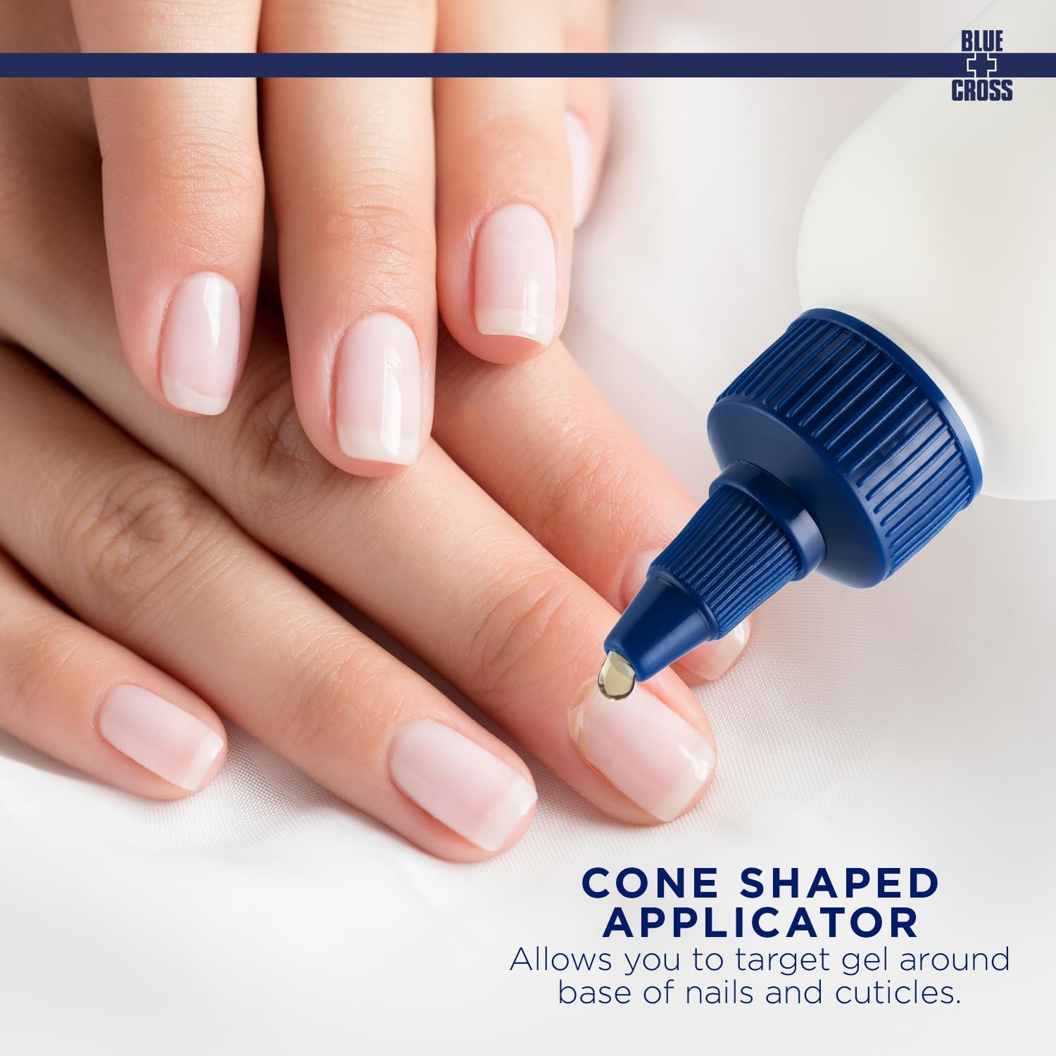 Blue Cross Hydrating, Moisturizing, Strengthening Cuticle Remover Liquid + Softener Gel in Citrus Scent for Brittle Nails, Hang Nails + Dry Cuticles, Made in USA, 8oz Gel+ 6oz Liquid Remover - Image 8