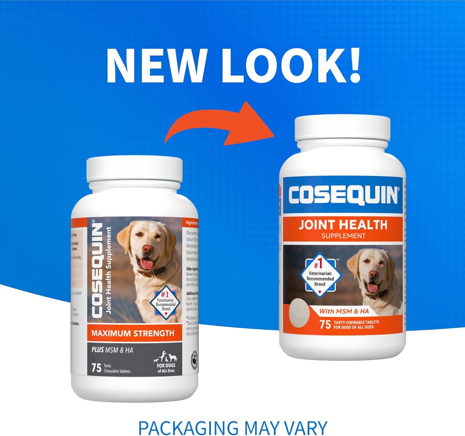 Nutramax Laboratories Cosequin Maximum Strength Joint Health Supplement for Dogs - With Glucosamine, Chondroitin, MSM, and Hyaluronic Acid, 75 Chewable Tablets (Pack of 1) - Image 5