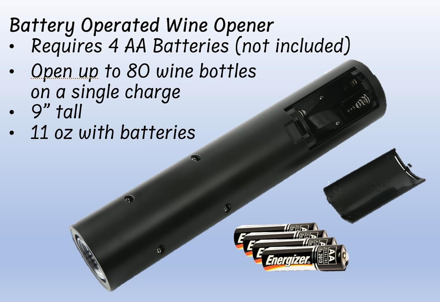 Cocina Vida 8 Piece Electric Wine Bottle Opener Set Includes Foil Cutter, 2 Aerators, Bonus Chill Stick & 2 Vacuum Stoppers and Storage Base - Perfect Wine Lovers Gift- Wine Accessories - Image 7