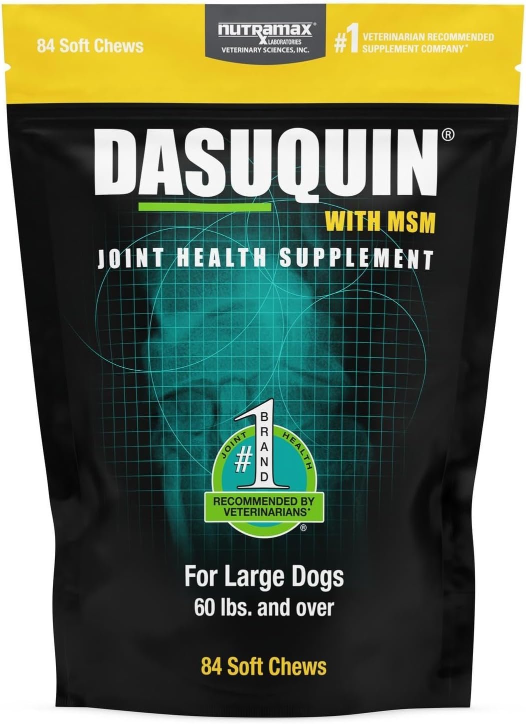 Nutramax Laboratories Dasuquin with MSM Joint Health Supplement for Large Dogs - With Glucosamine, MSM, Chondroitin, ASU, Boswellia Serrata Extract, and Green Tea Extract, 84 Soft Chews - Image 2